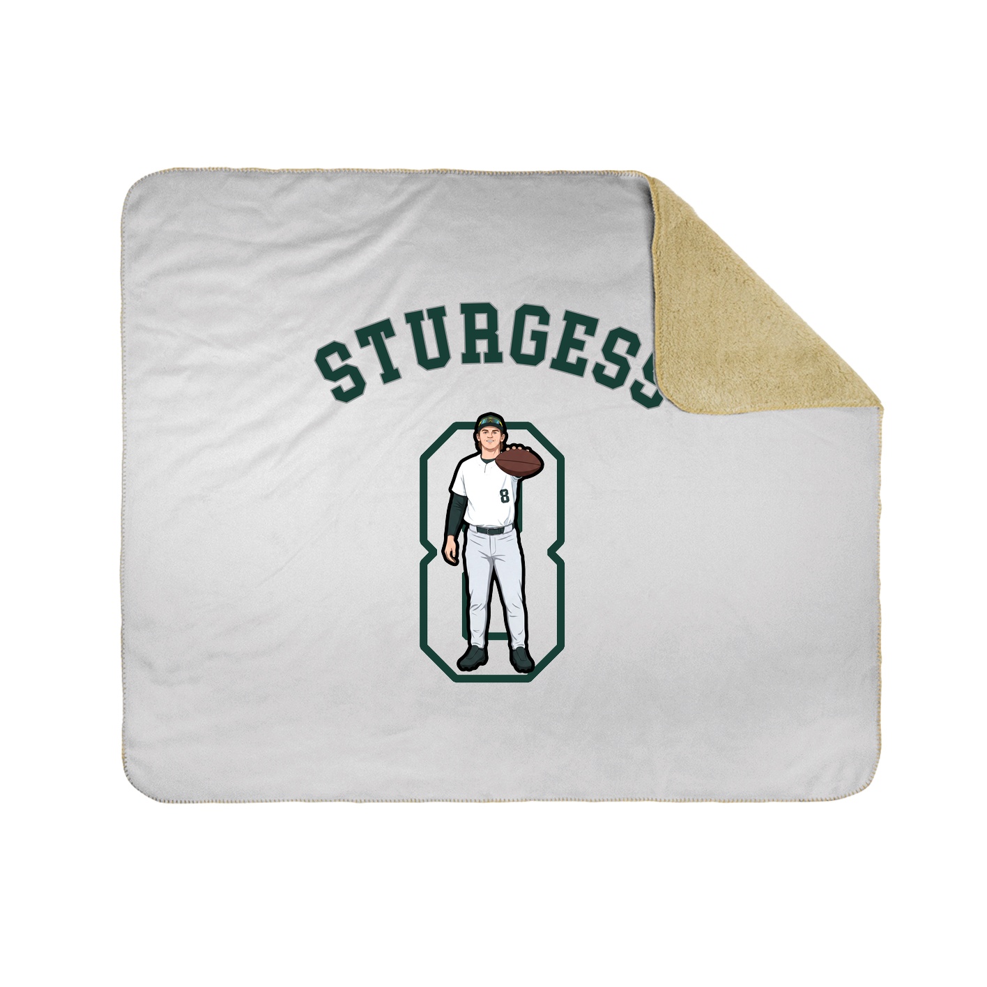 Throw Blanket — Shirsey Arch in White