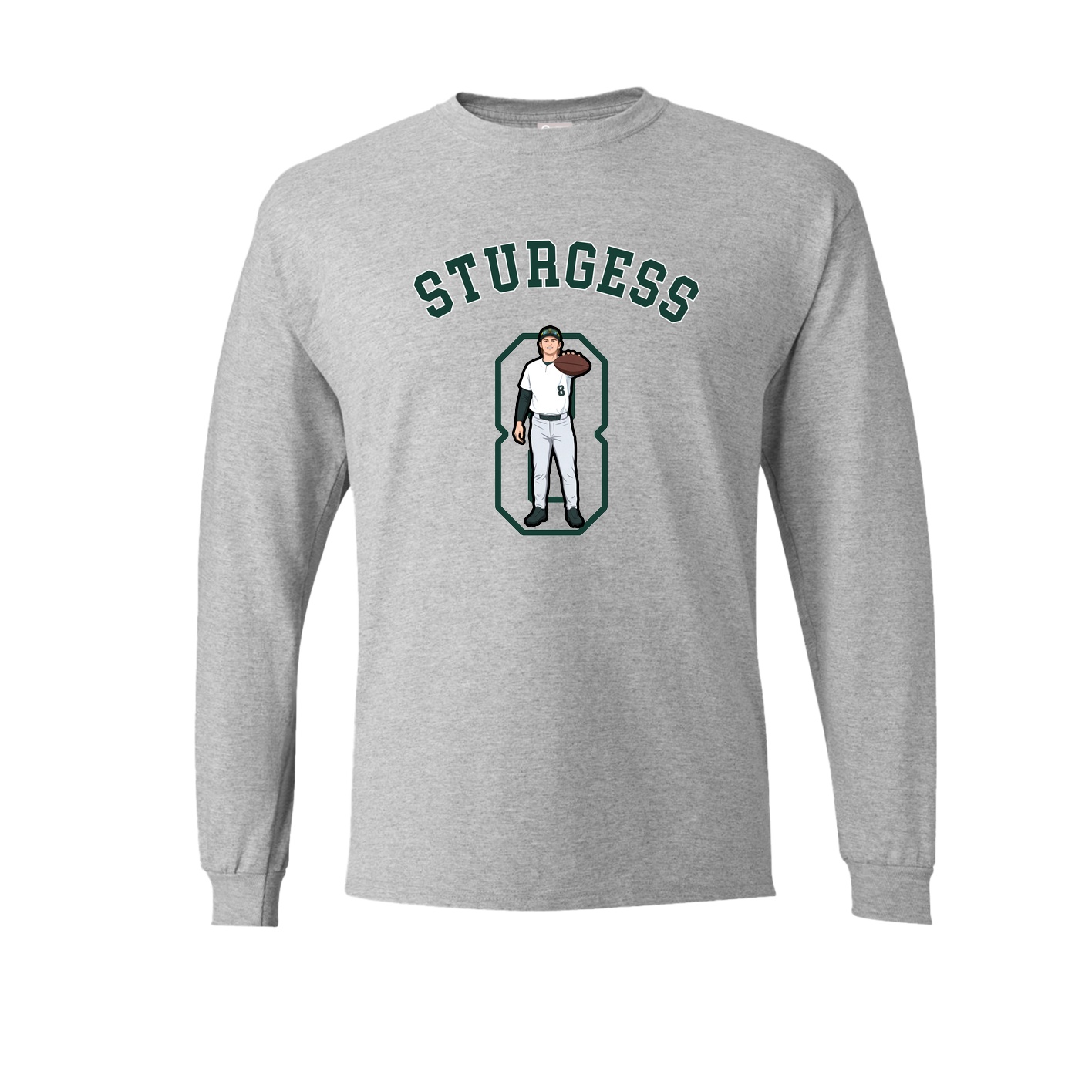 Long Sleeve Tee — Shirsey Arch in Grey