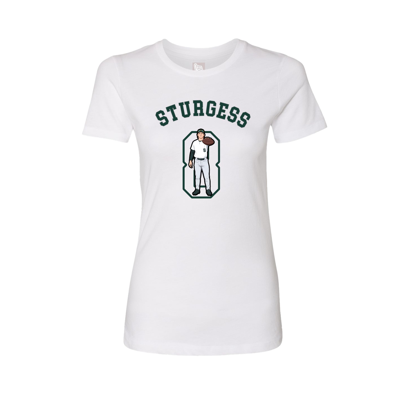 Womens Tee — Shirsey Arch in White