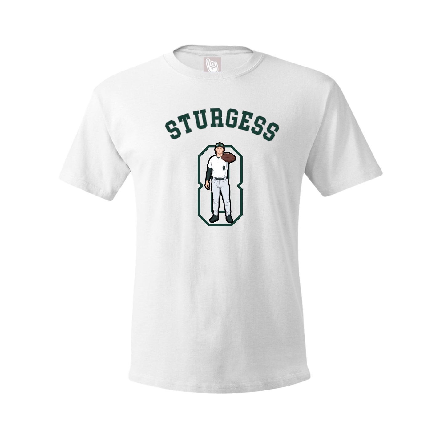 Youth Tee — Shirsey Arch in White