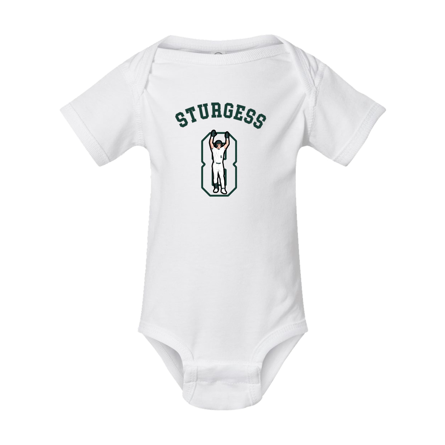 Baby Onesie — Shirsey Arch in White