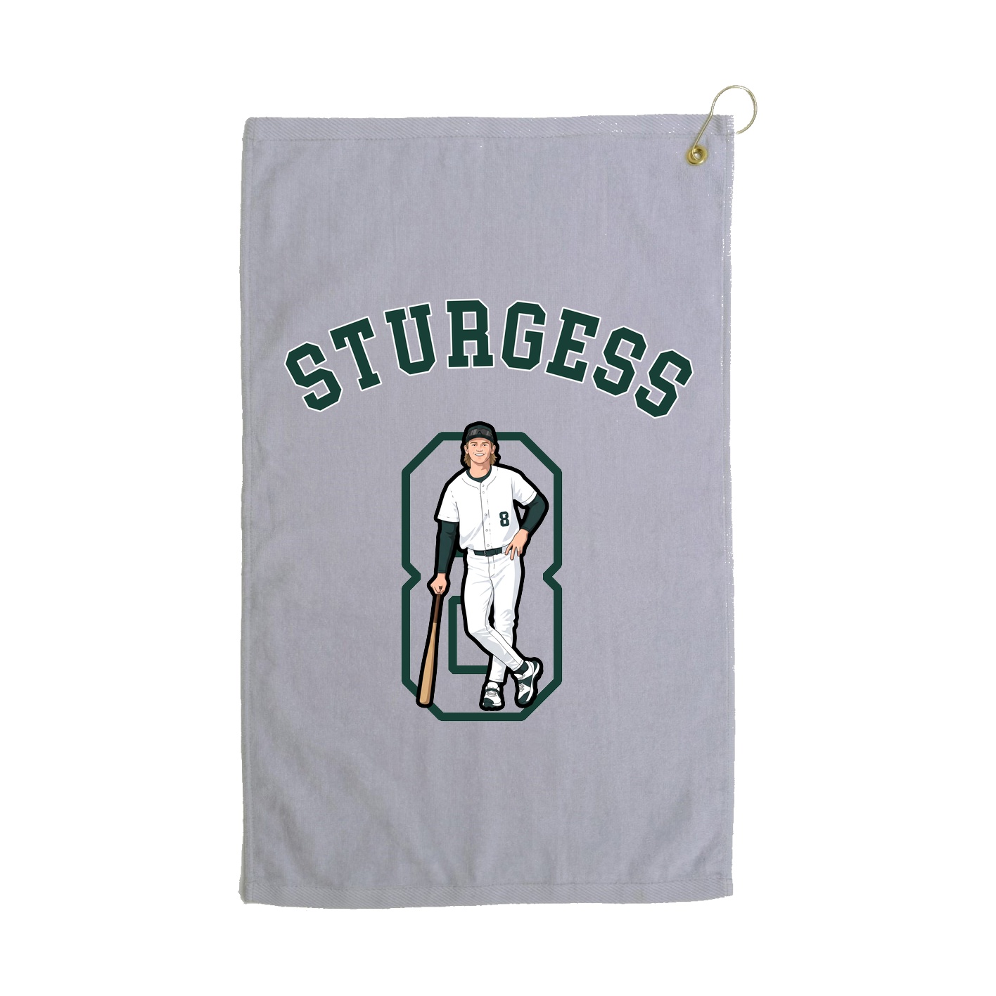 Golf Towel — Shirsey Arch in Grey