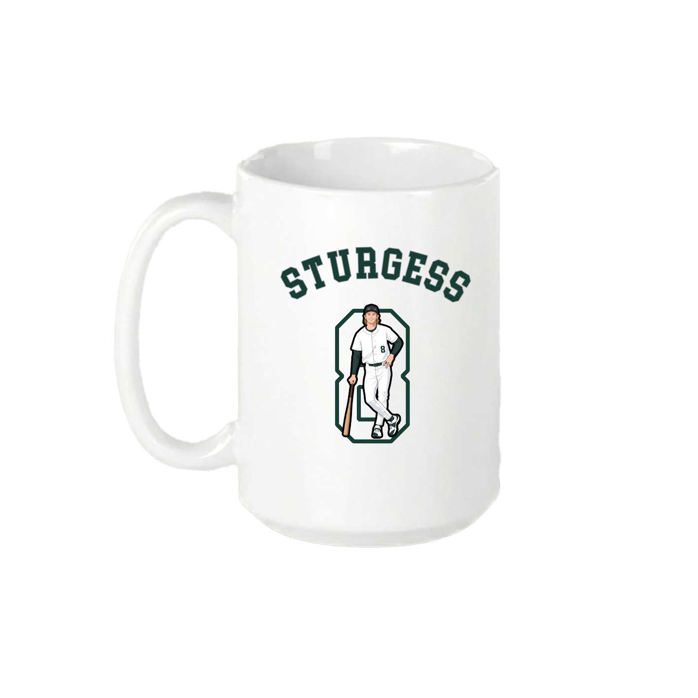 15oz Coffee Mug — Shirsey Arch in White