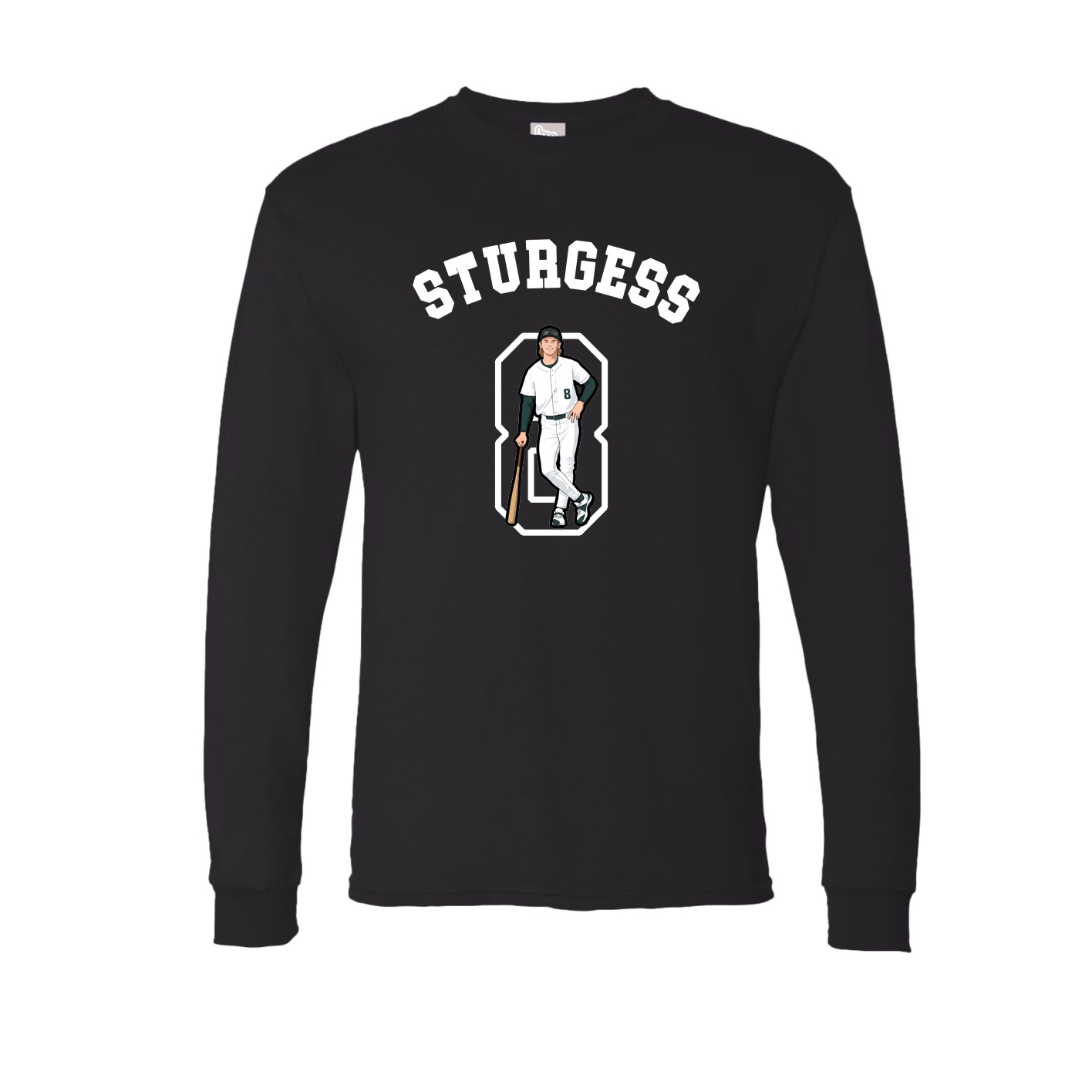 Long Sleeve Tee — Shirsey Arch in Black
