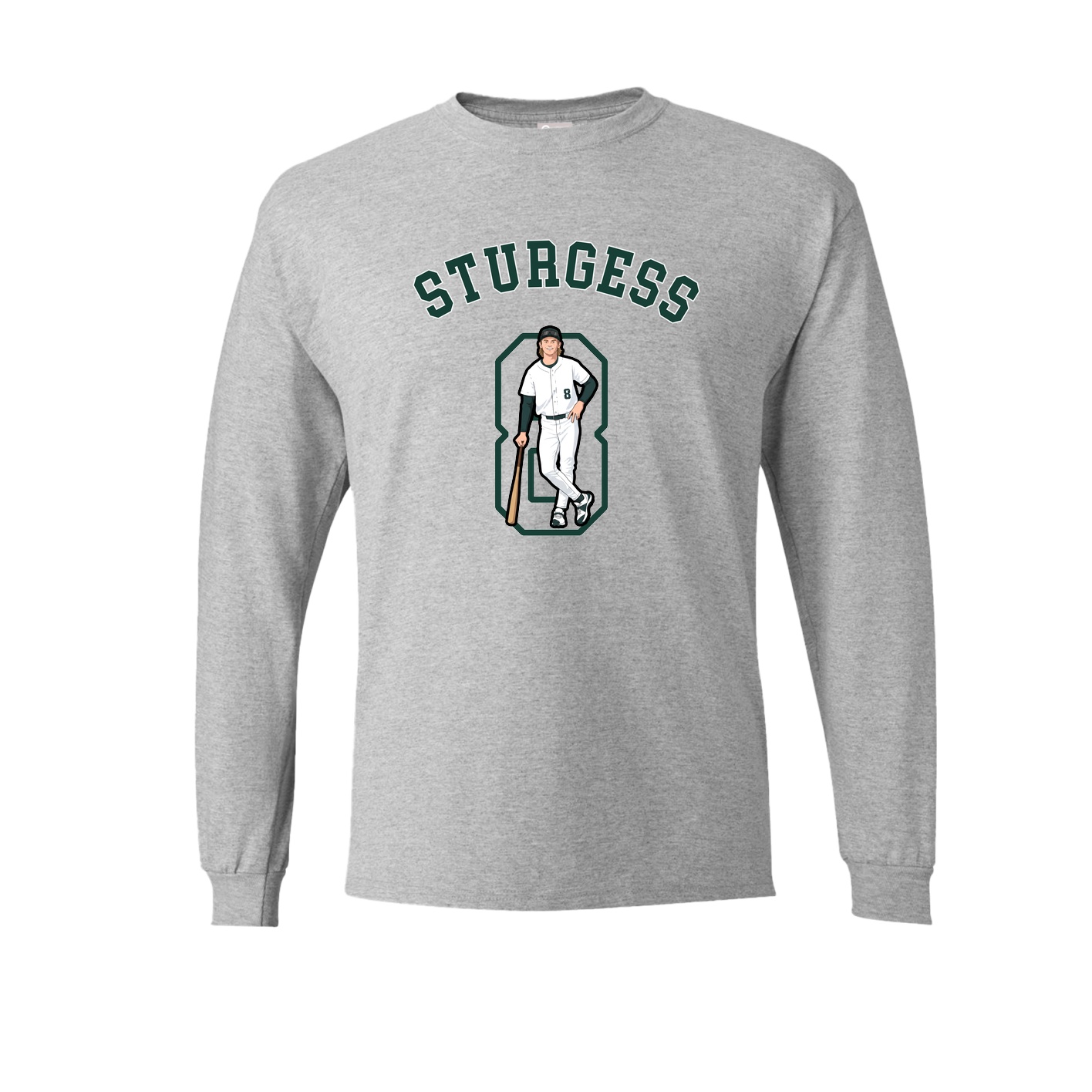Long Sleeve Tee — Shirsey Arch in Grey