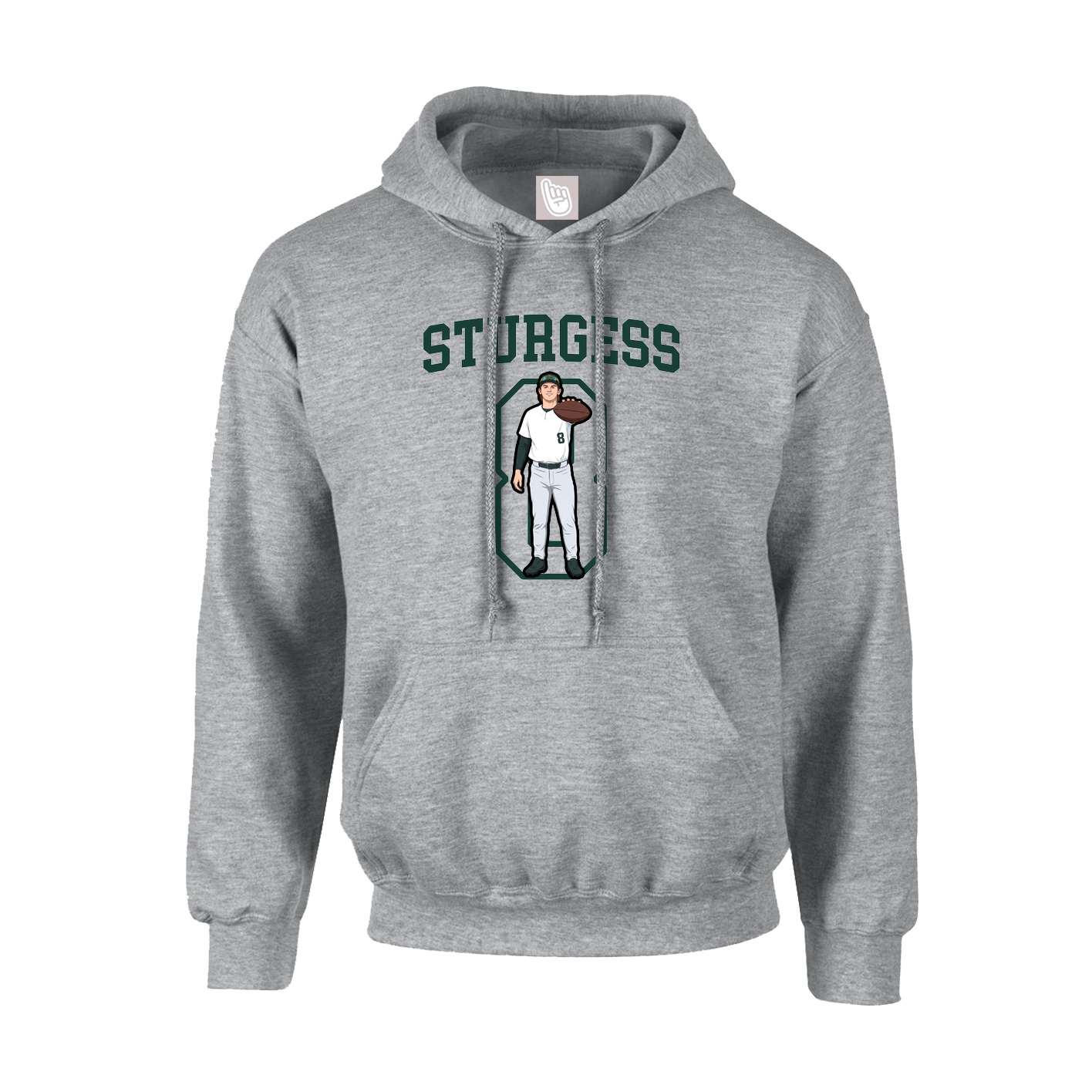 Hoodie — Shirsey in Grey