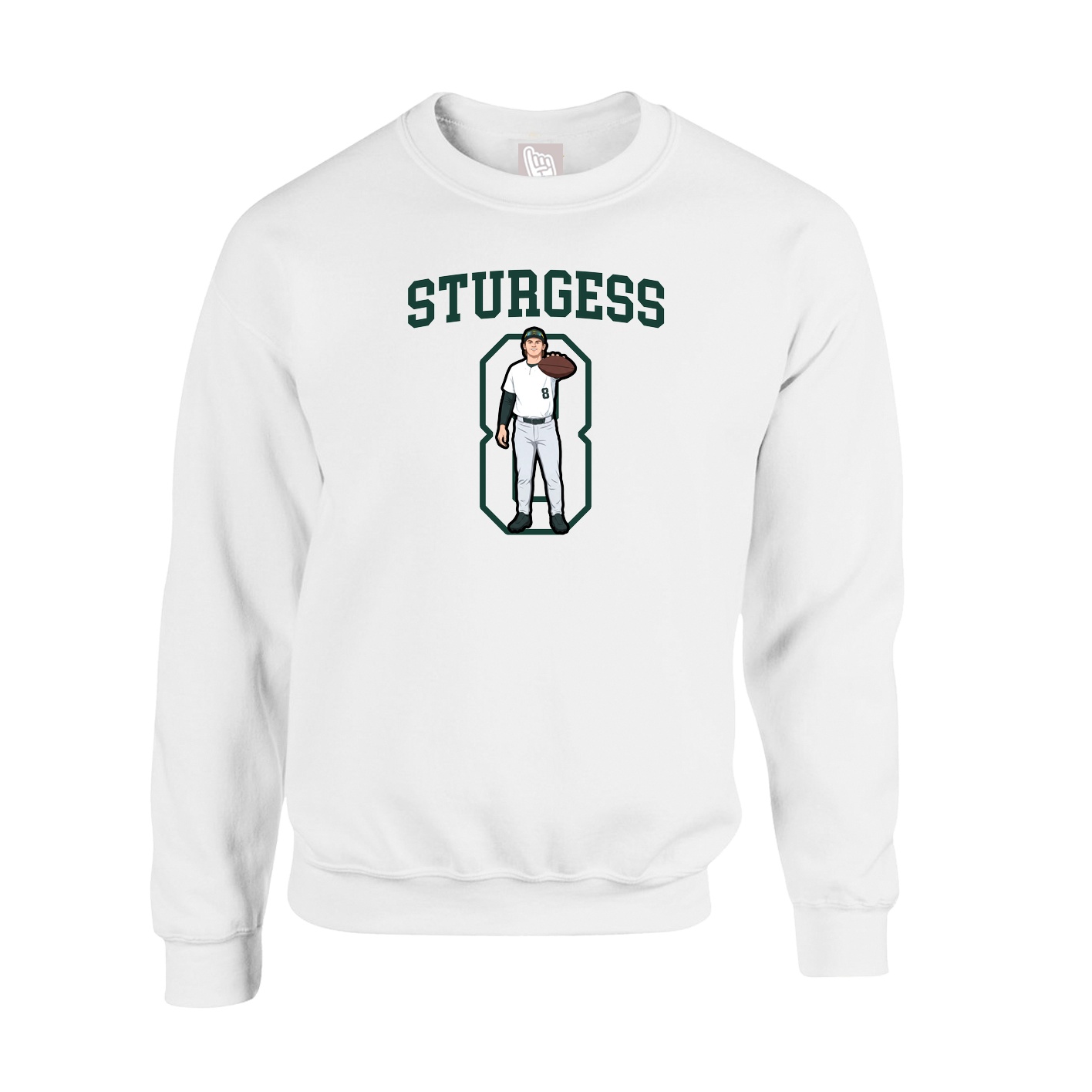 Fleece Crew — Shirsey in White