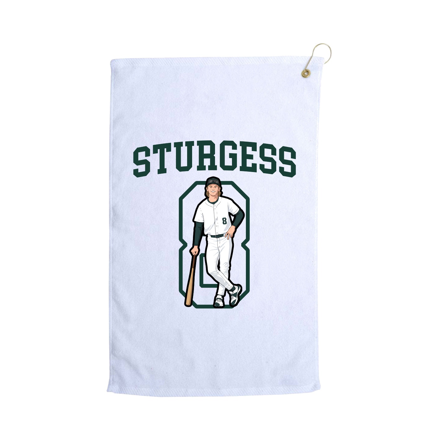 Golf Towel — Shirsey in White