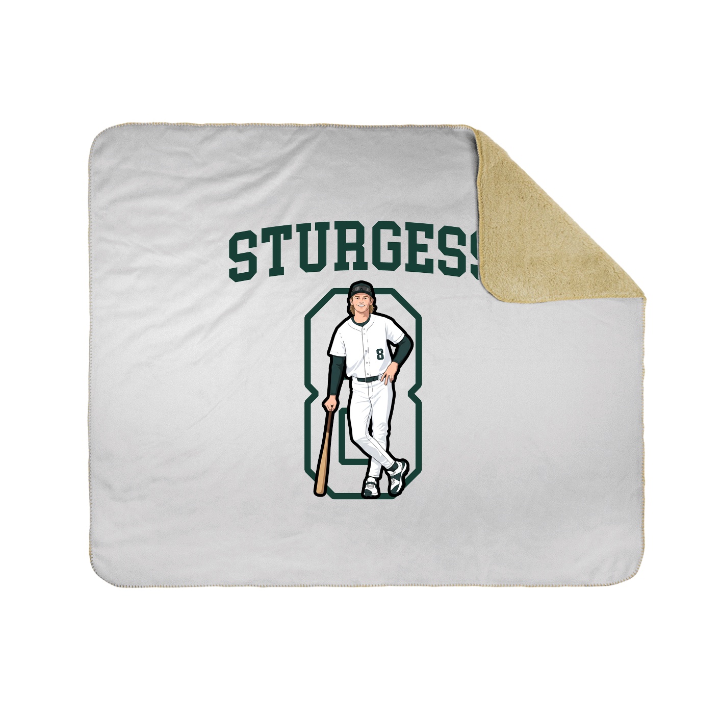 Throw Blanket — Shirsey in White