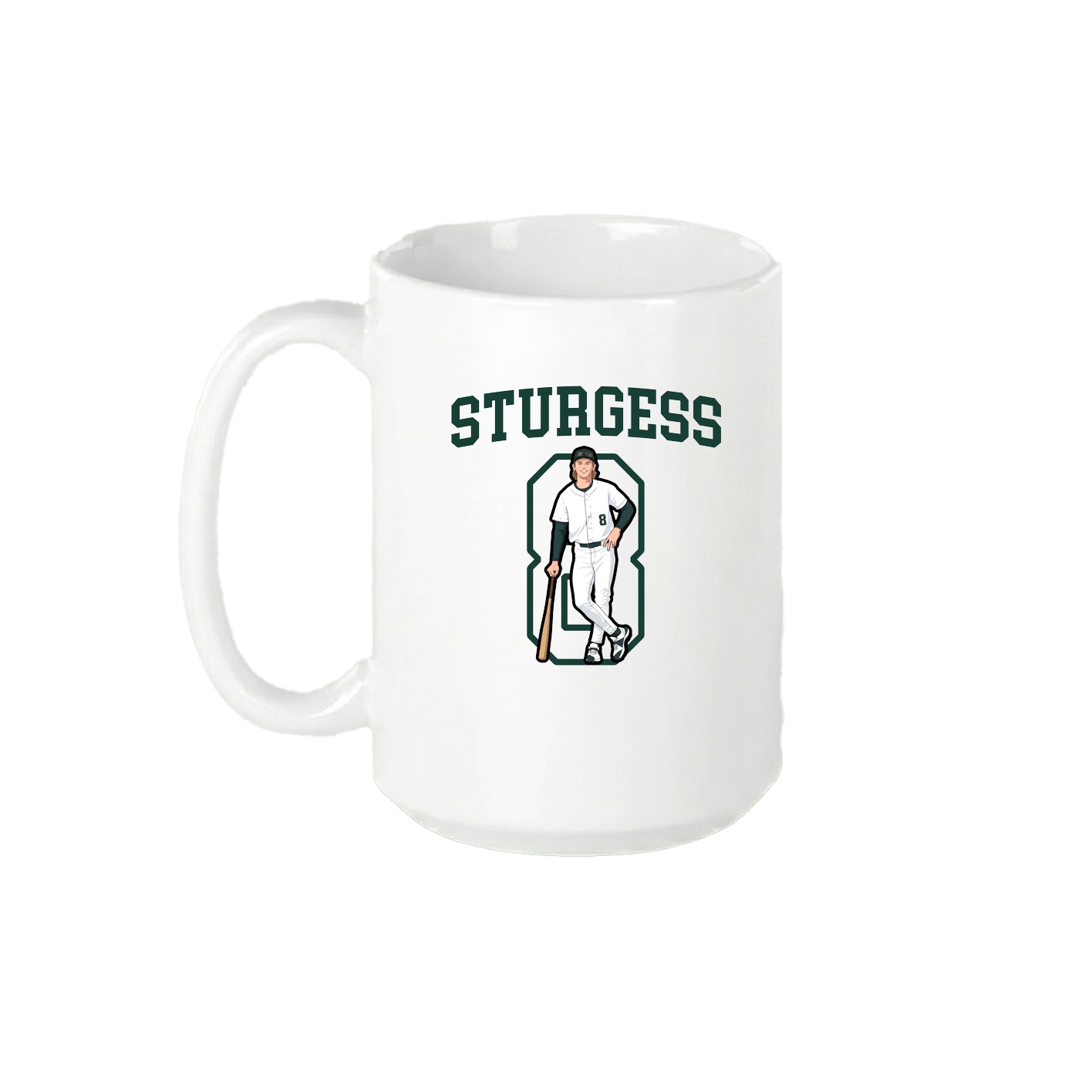 15oz Coffee Mug — Shirsey in White