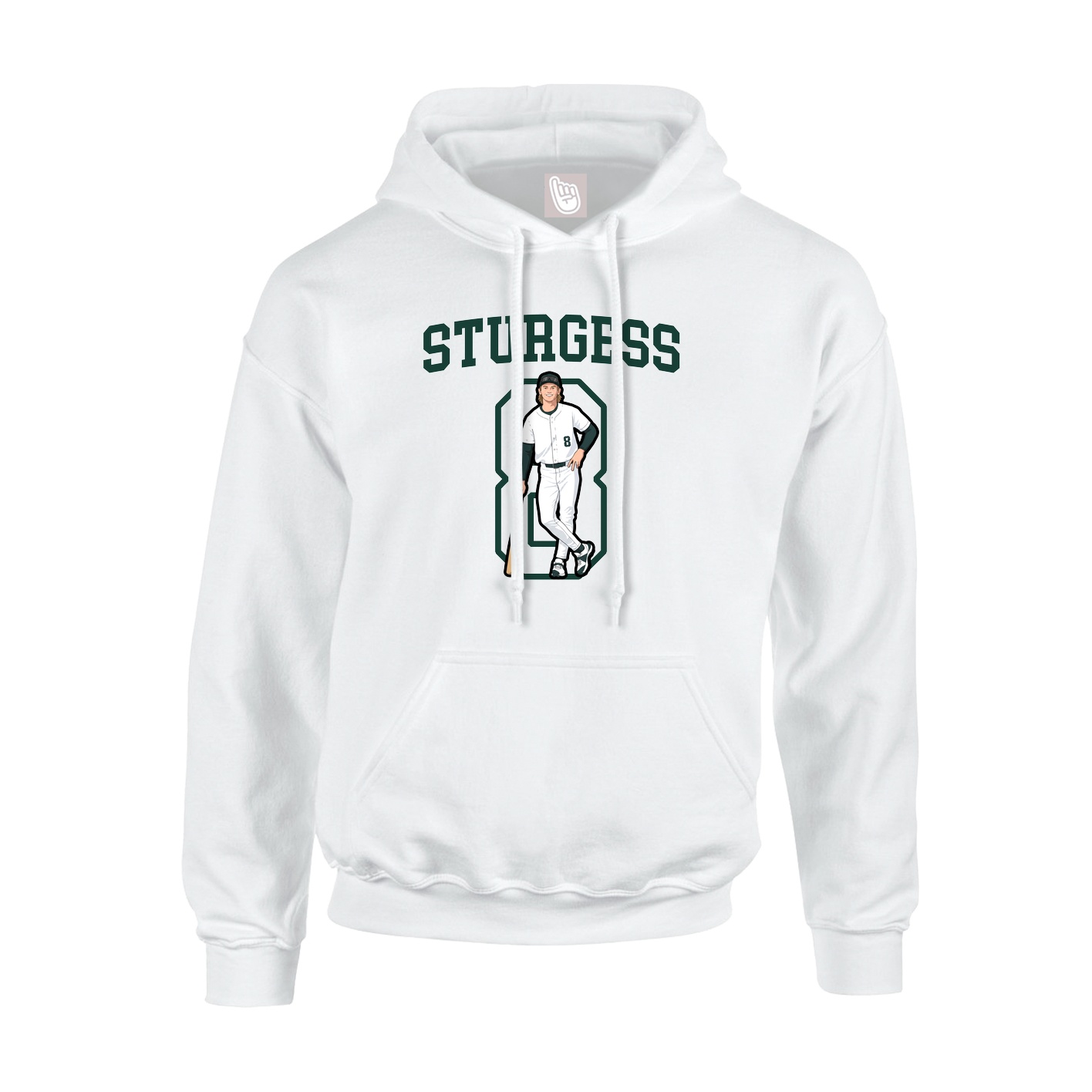 Hoodie — Shirsey in White