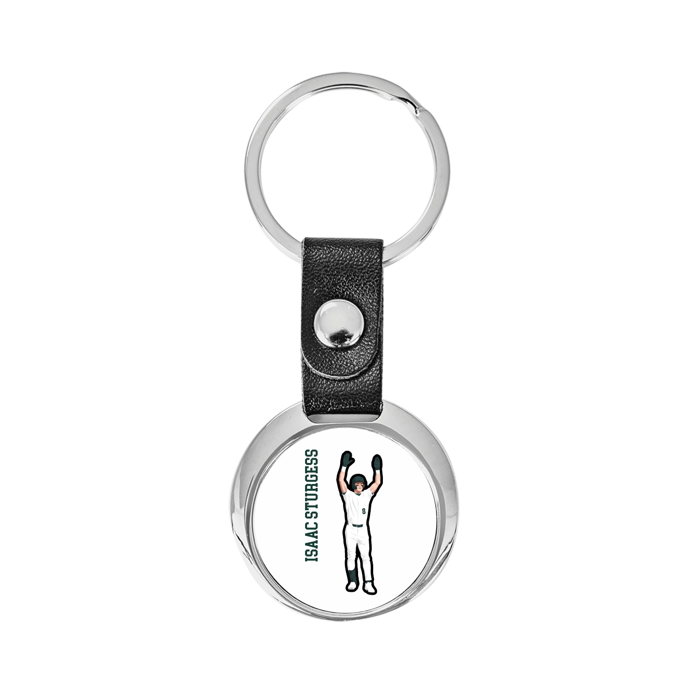 Key Chain — Name Vertical in Classic
