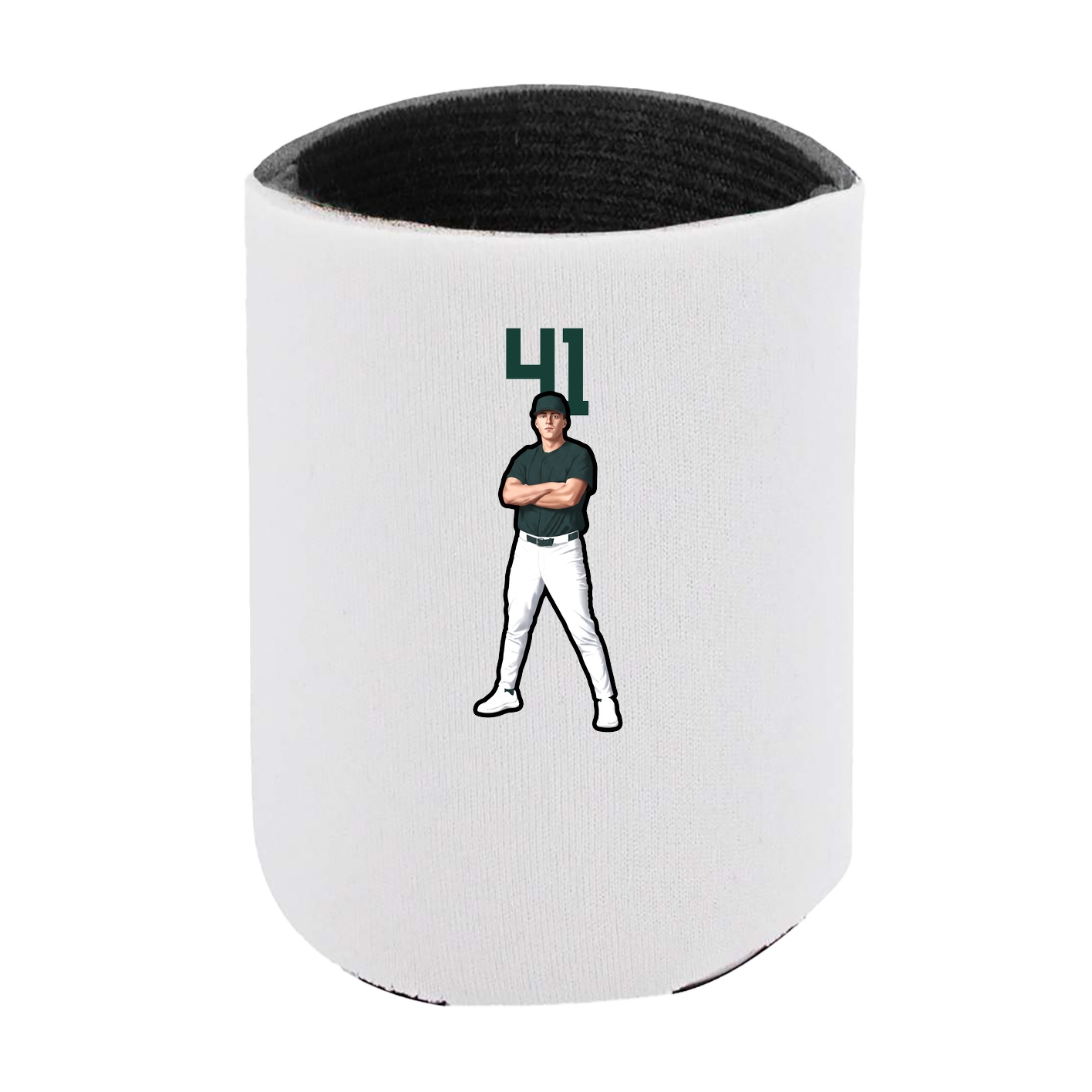 Can Holder — Number Top in White