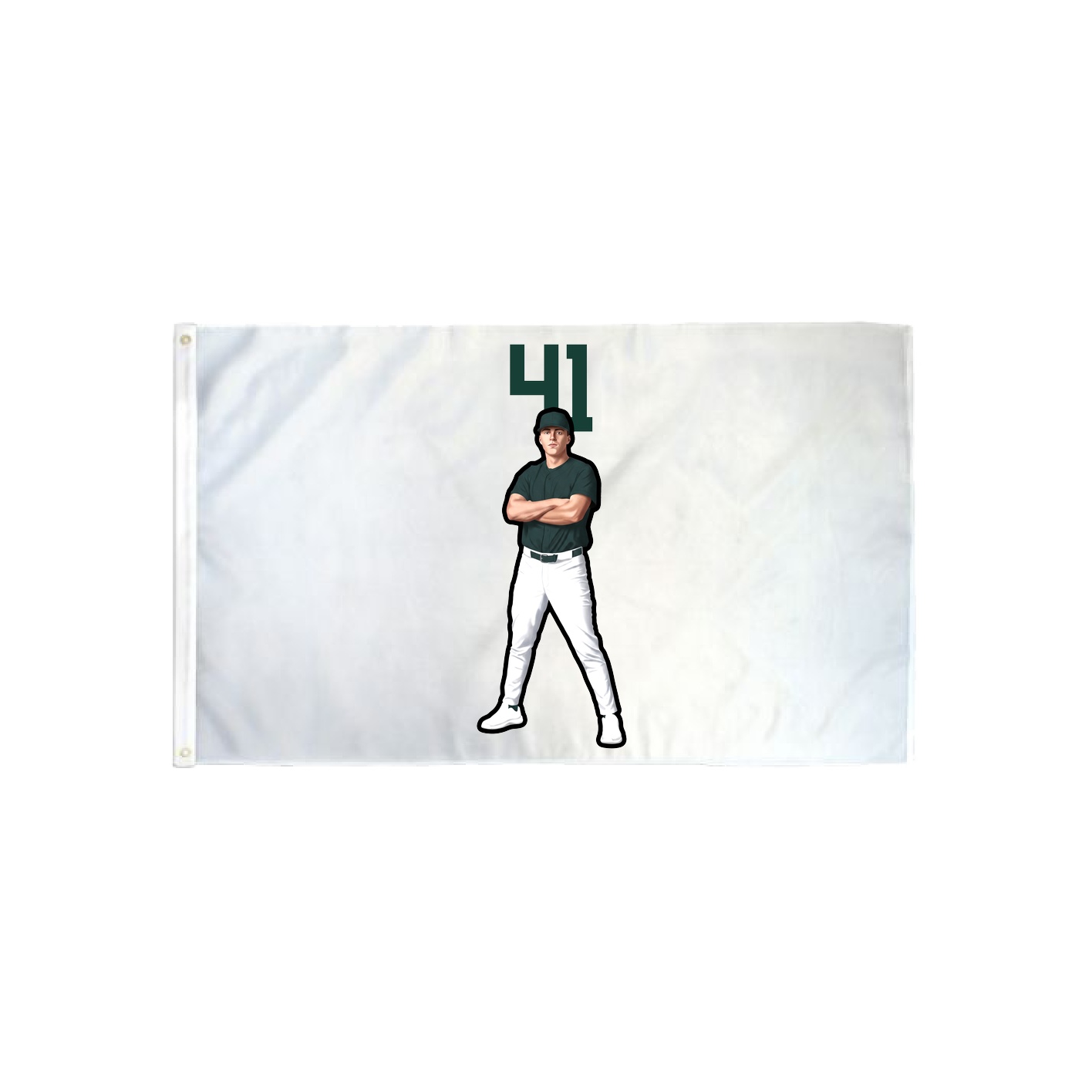3x5 Flag — Number Top in Classic