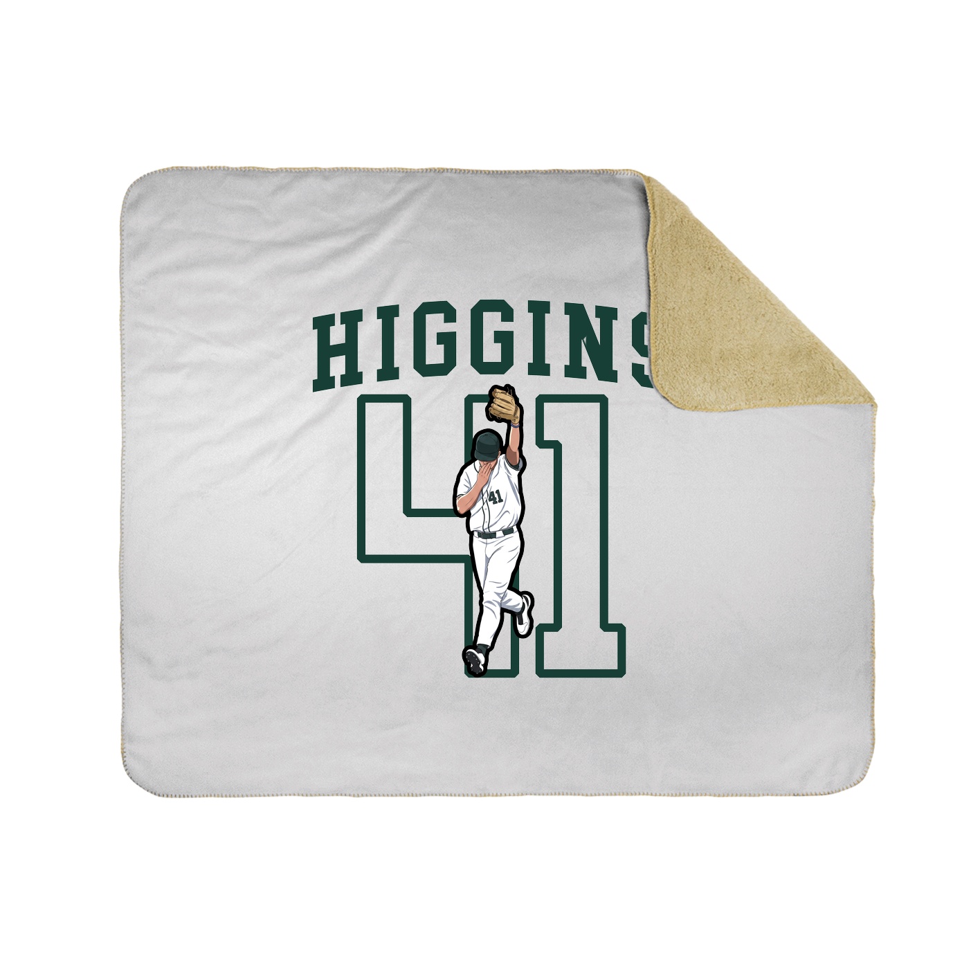50x60 Sherpa Lined Throw Blanket