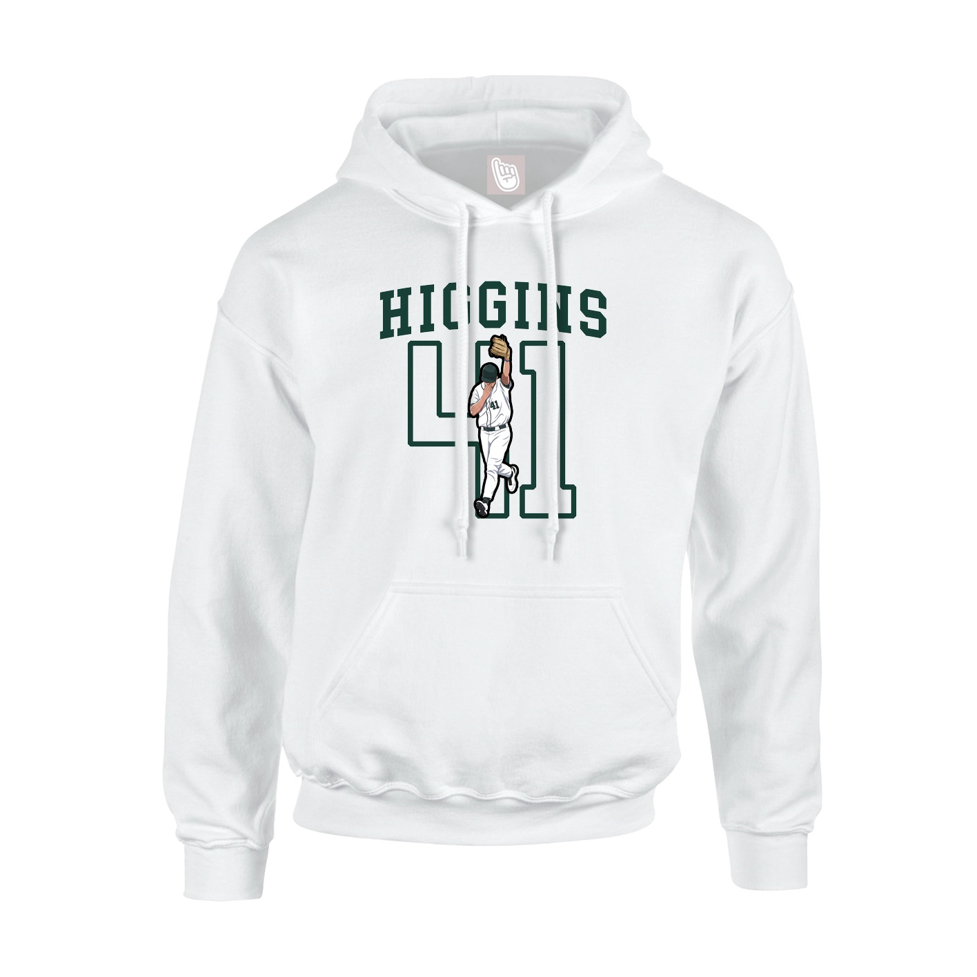 Hoodie — Shirsey in White