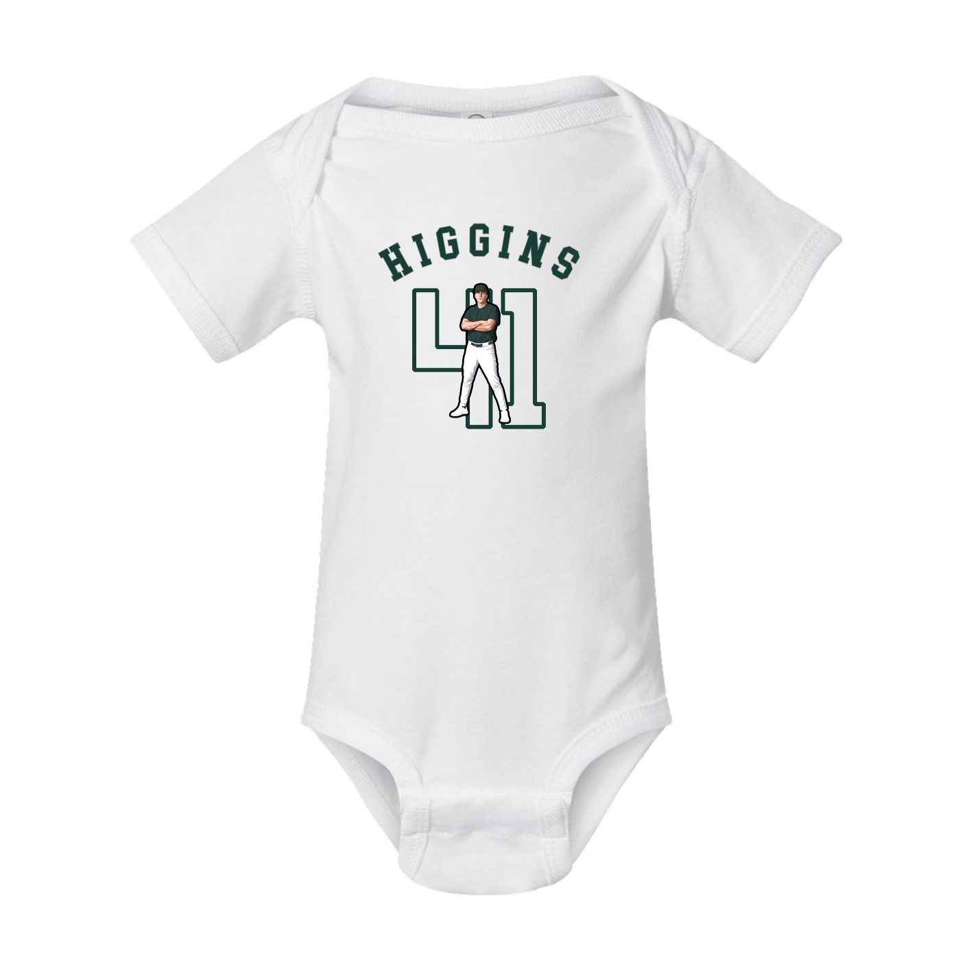 Baby Onesie — Shirsey Arch in White
