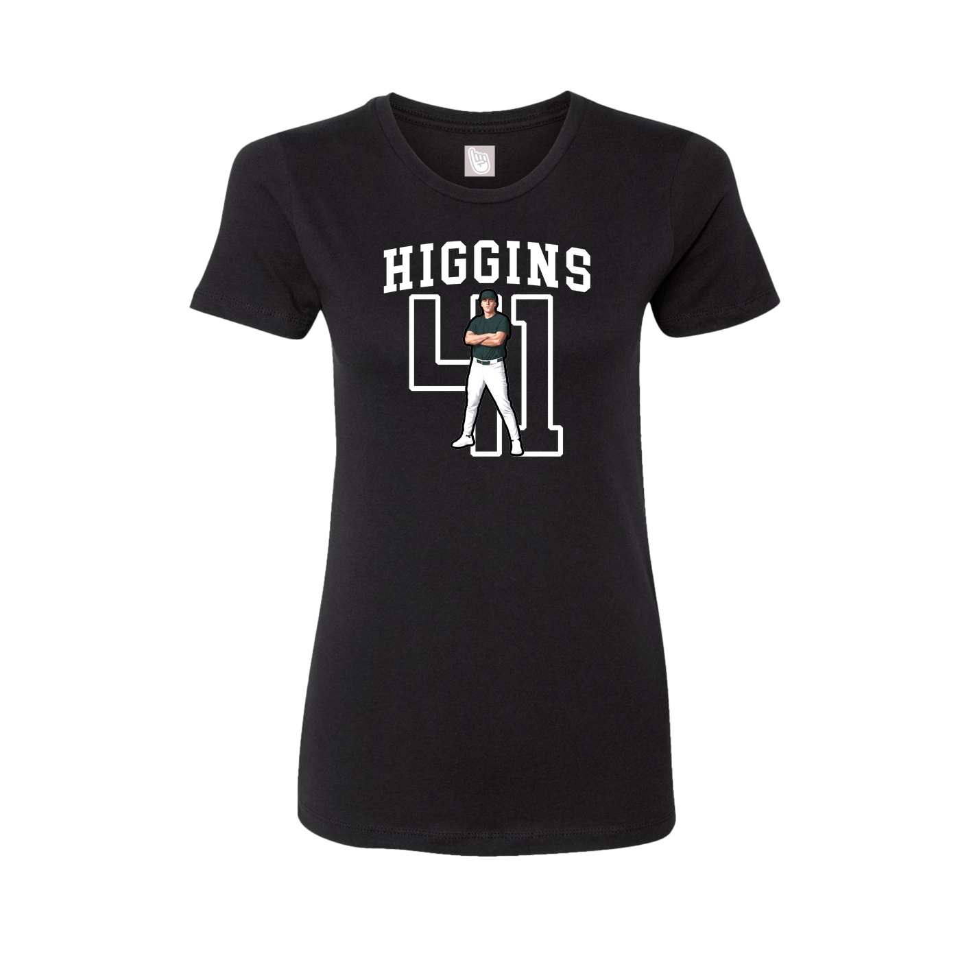 Fitted Women's Tee — Shirsey in Black