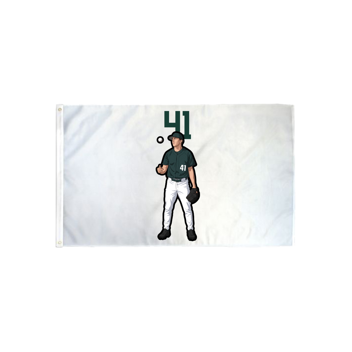 3x5 Flag — Number Top in Classic