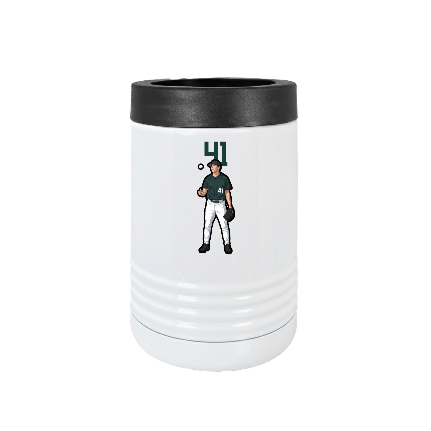 Beverage Holder — Number Top in White