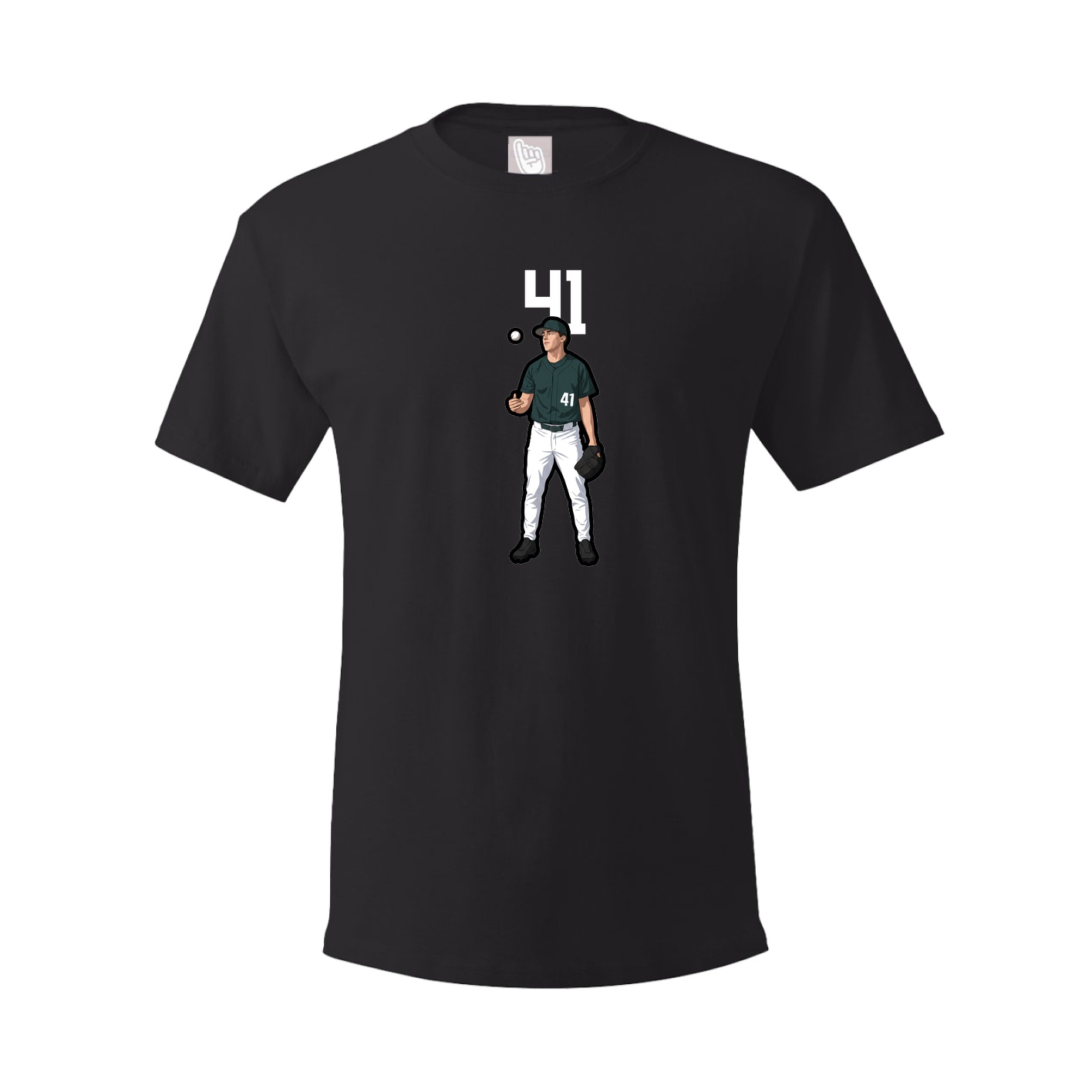Tee — Number Top in Black