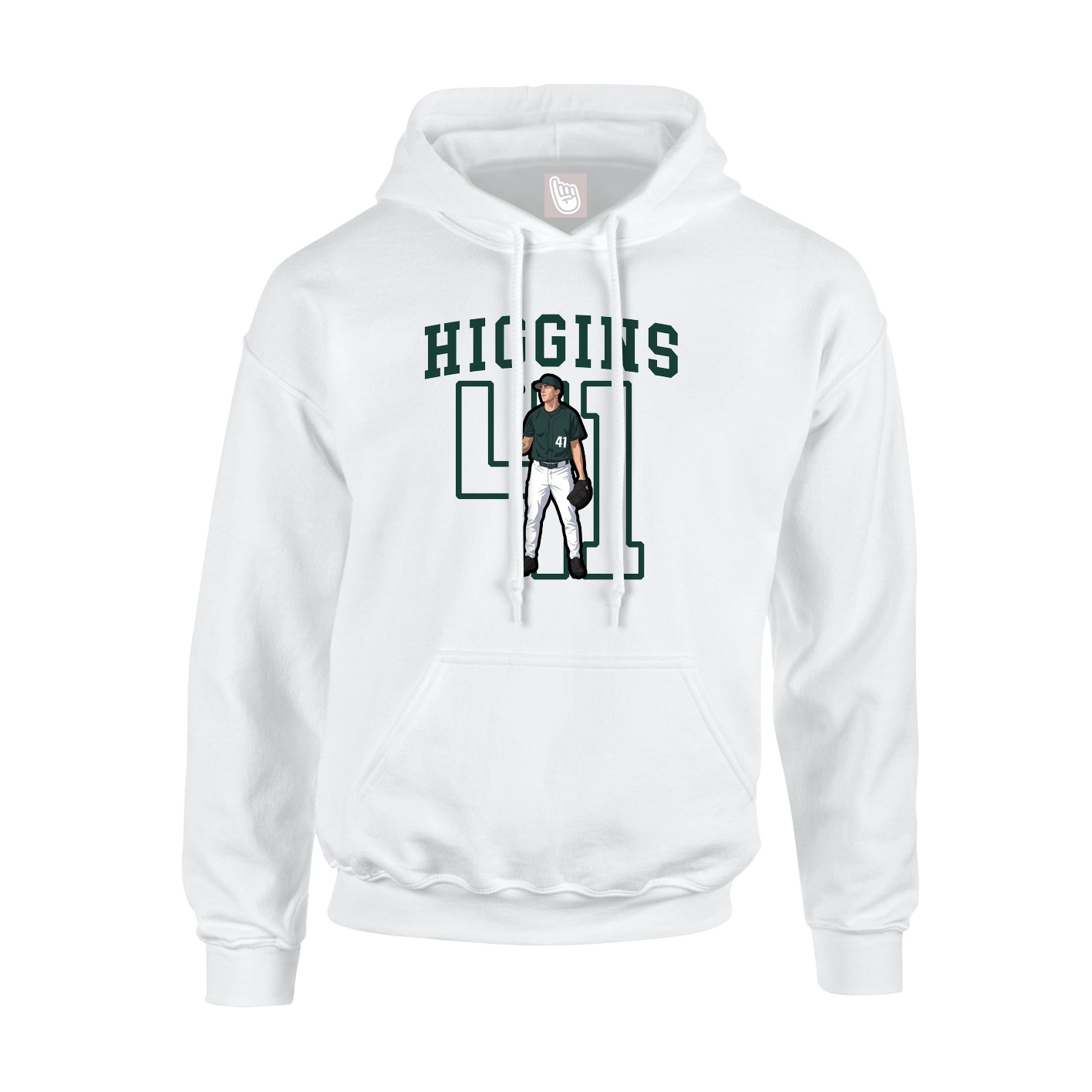 Hoodie — Shirsey in White