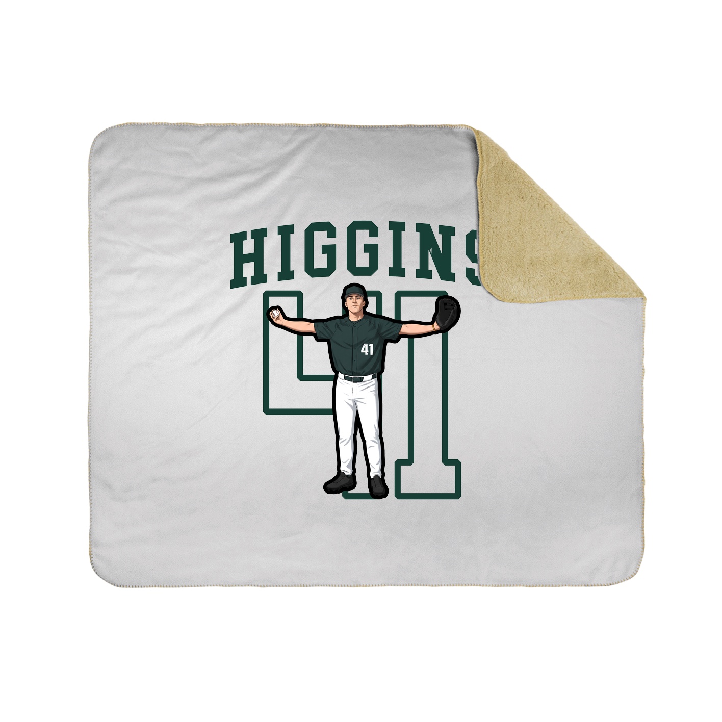 Throw Blanket — Shirsey in White