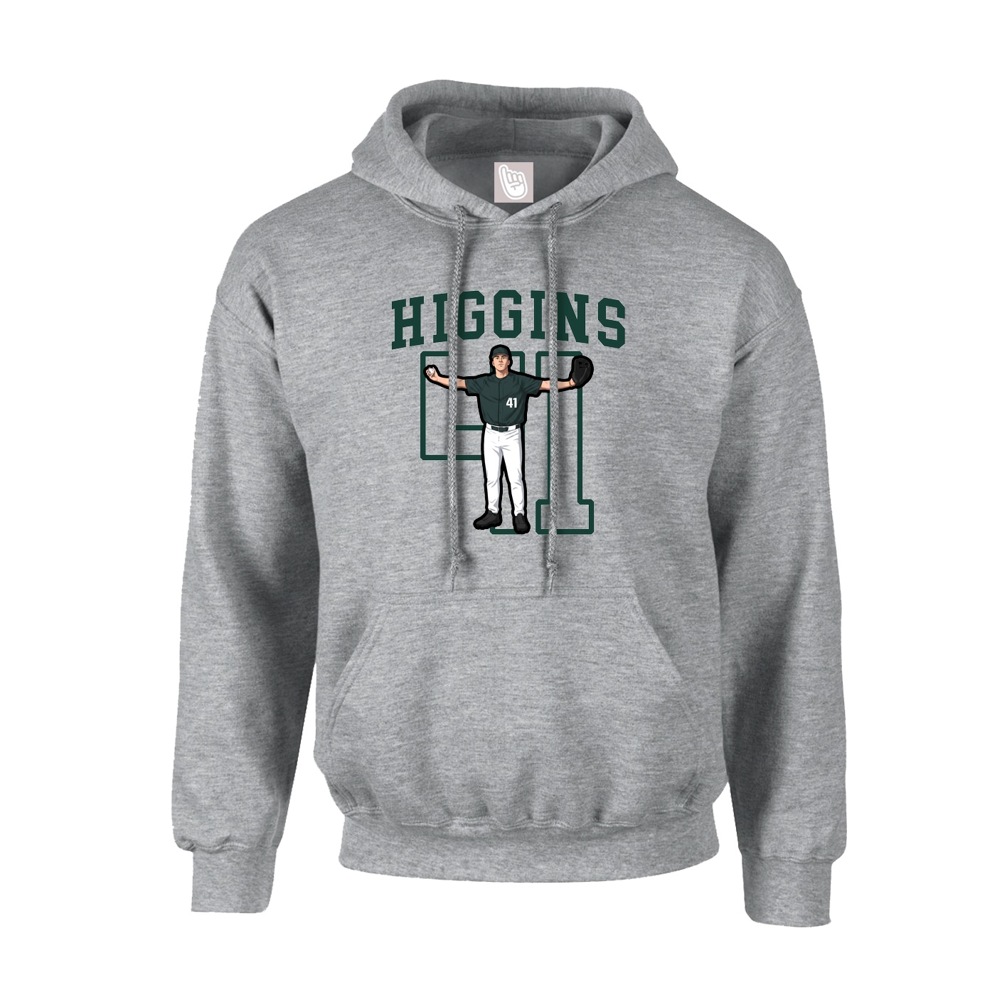 Hoodie — Shirsey in Grey