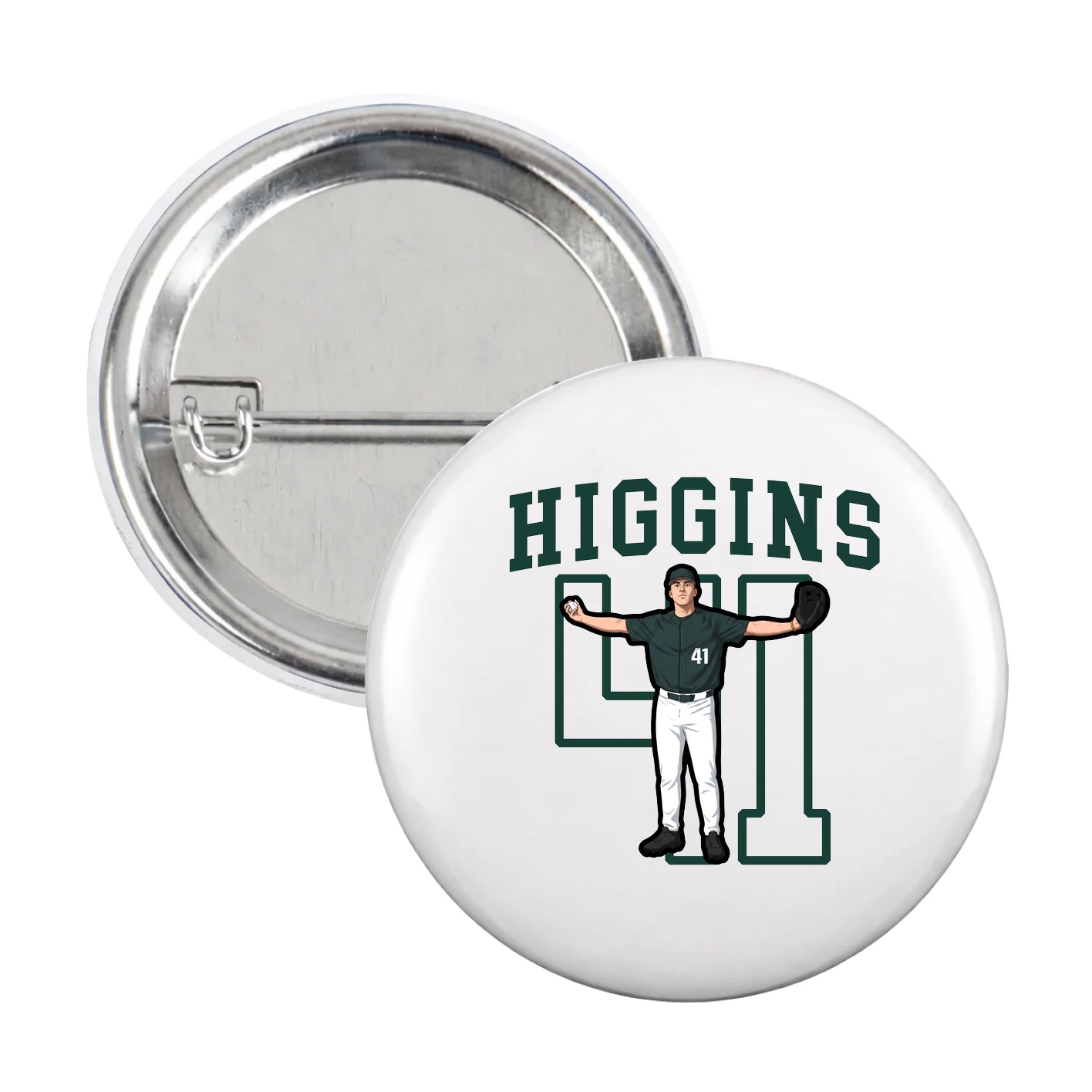 Game Day Button — Shirsey in White