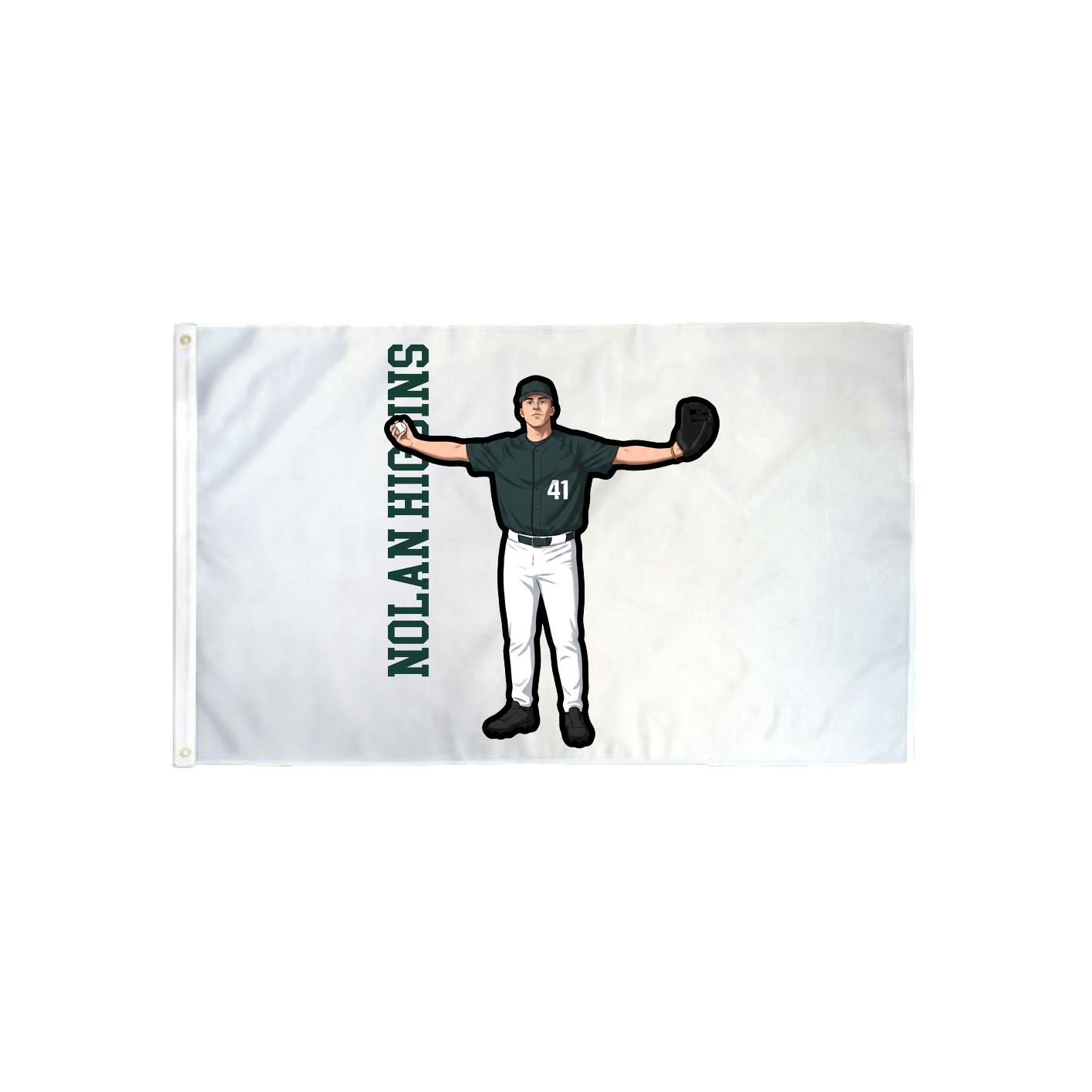 3x5 Flag — Name Vertical in Classic
