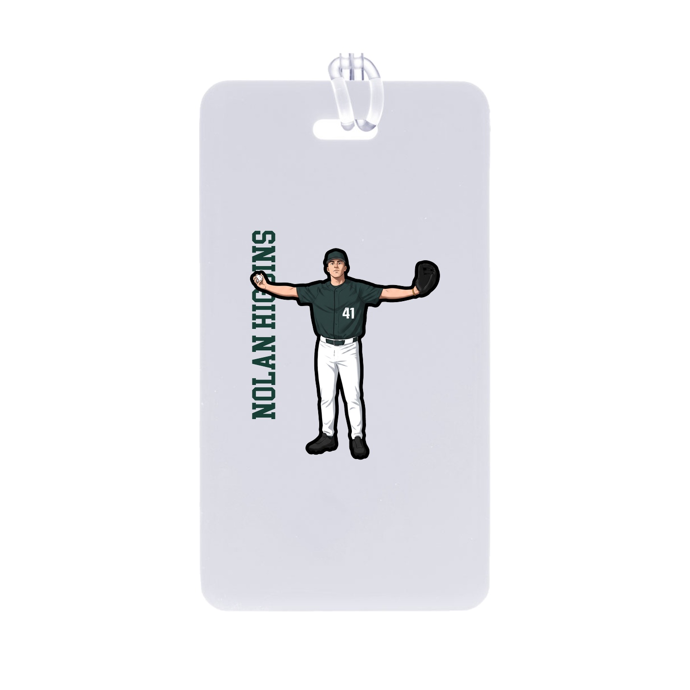 Bag Tag — Name Vertical in Classic