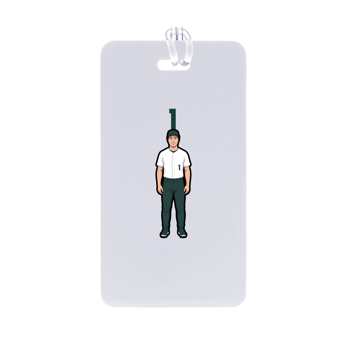 Bag Tag — Number Top in Classic