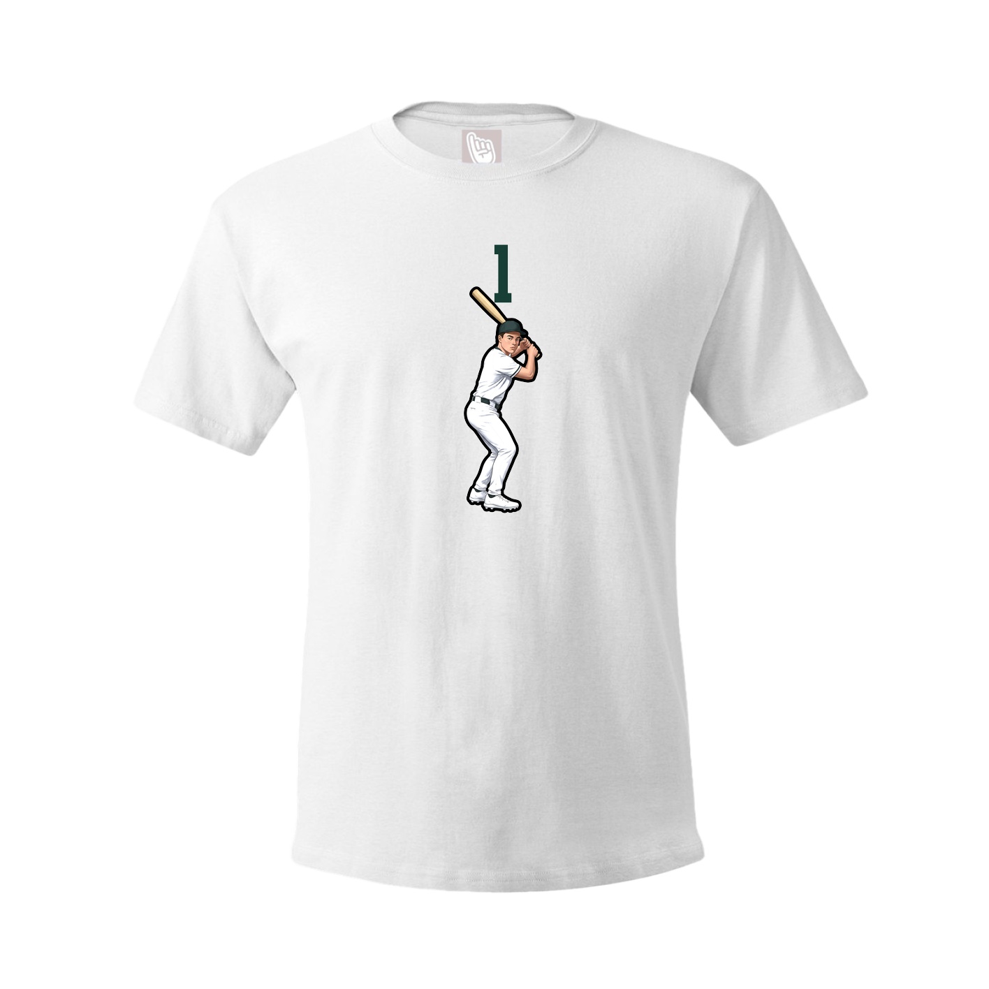 Tee — Number Top in White