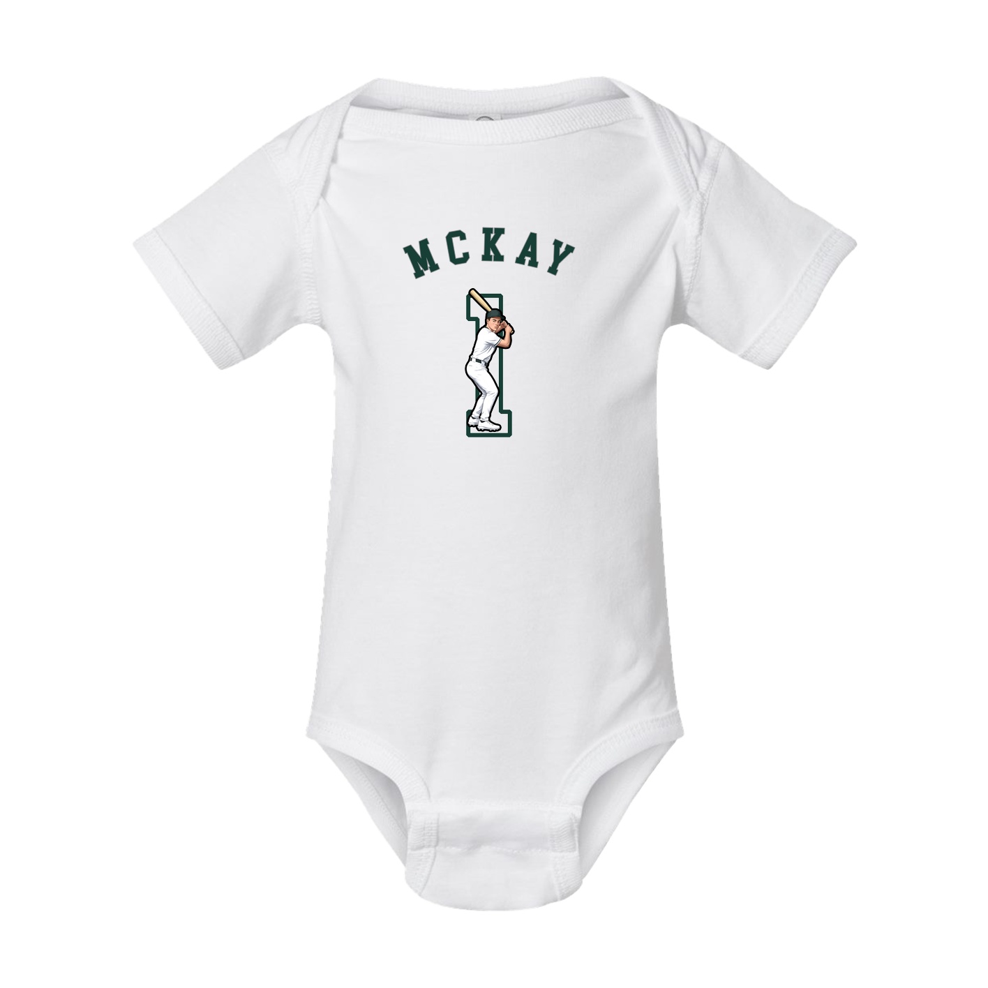 Baby Onesie — Shirsey Arch in White