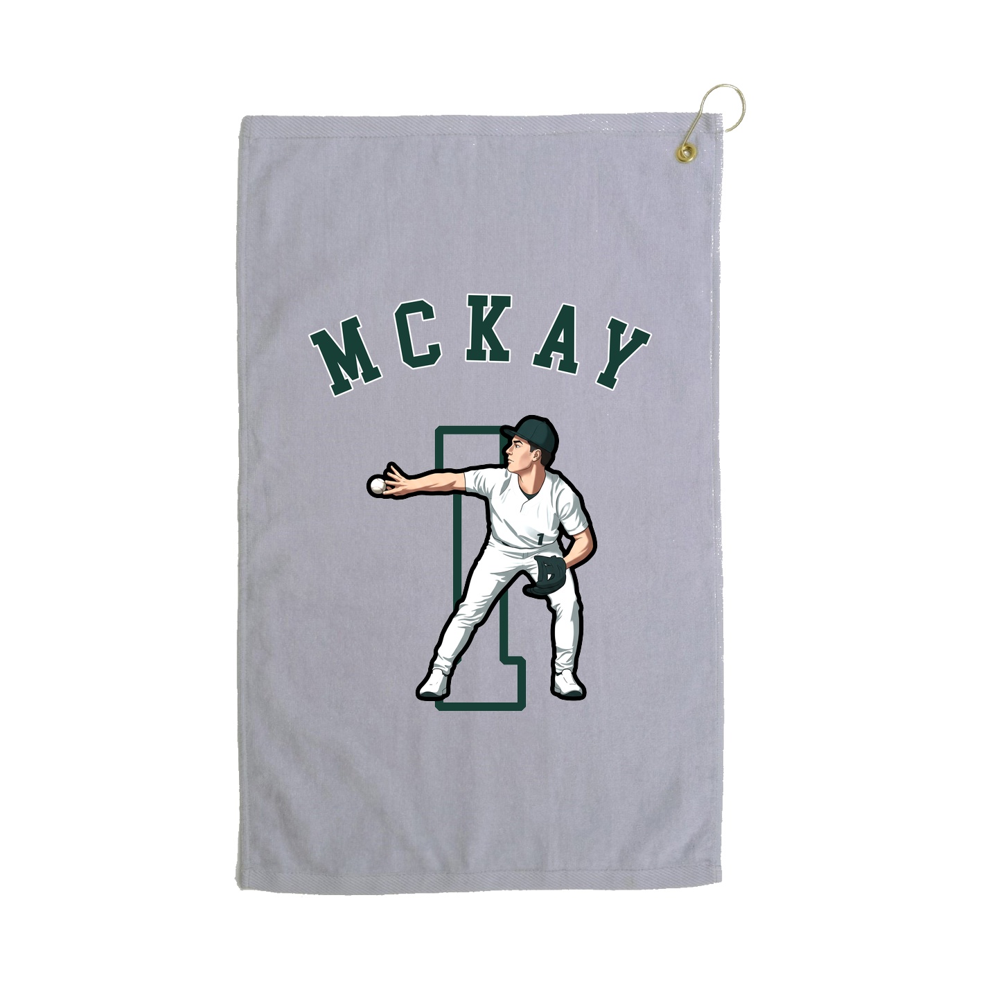 Golf Towel — Shirsey Arch in Grey