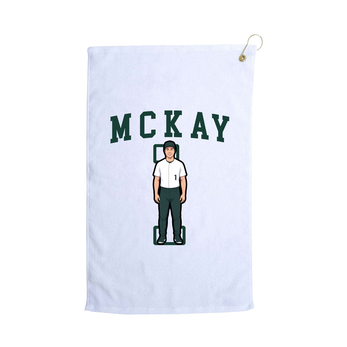 Golf Towel — Shirsey in White