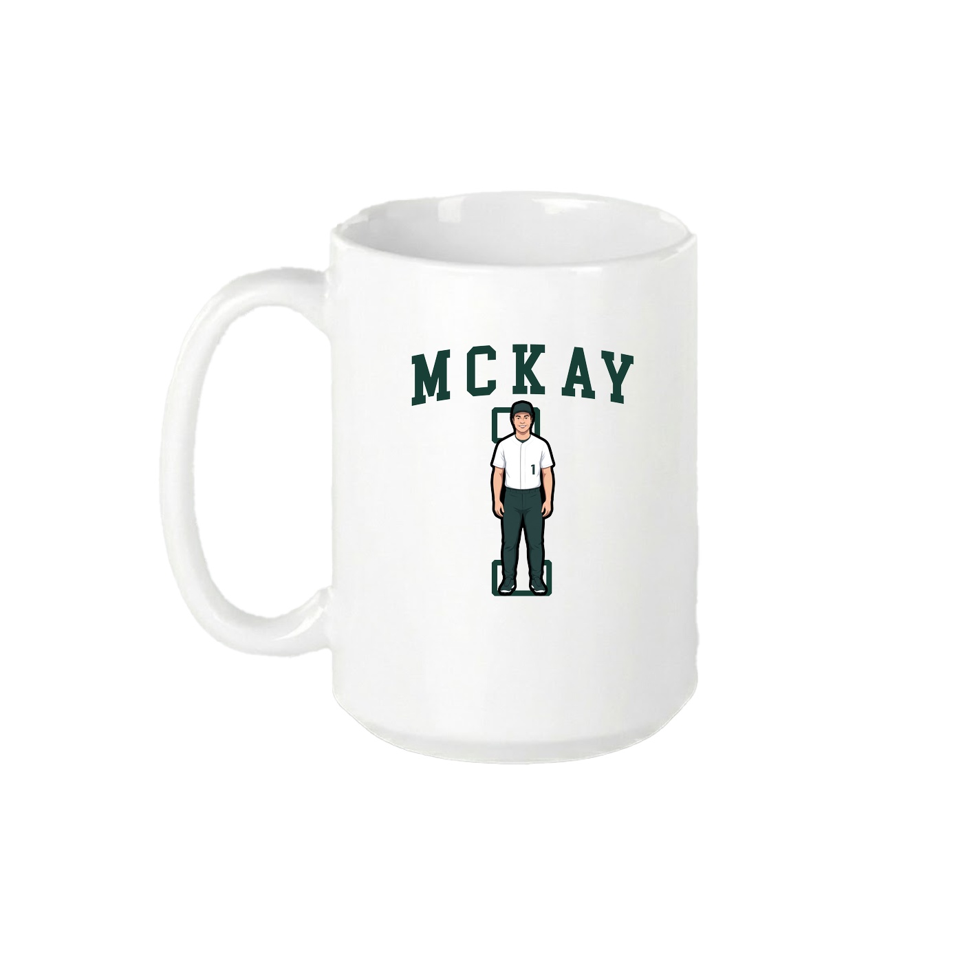 15oz Coffee Mug — Shirsey in White