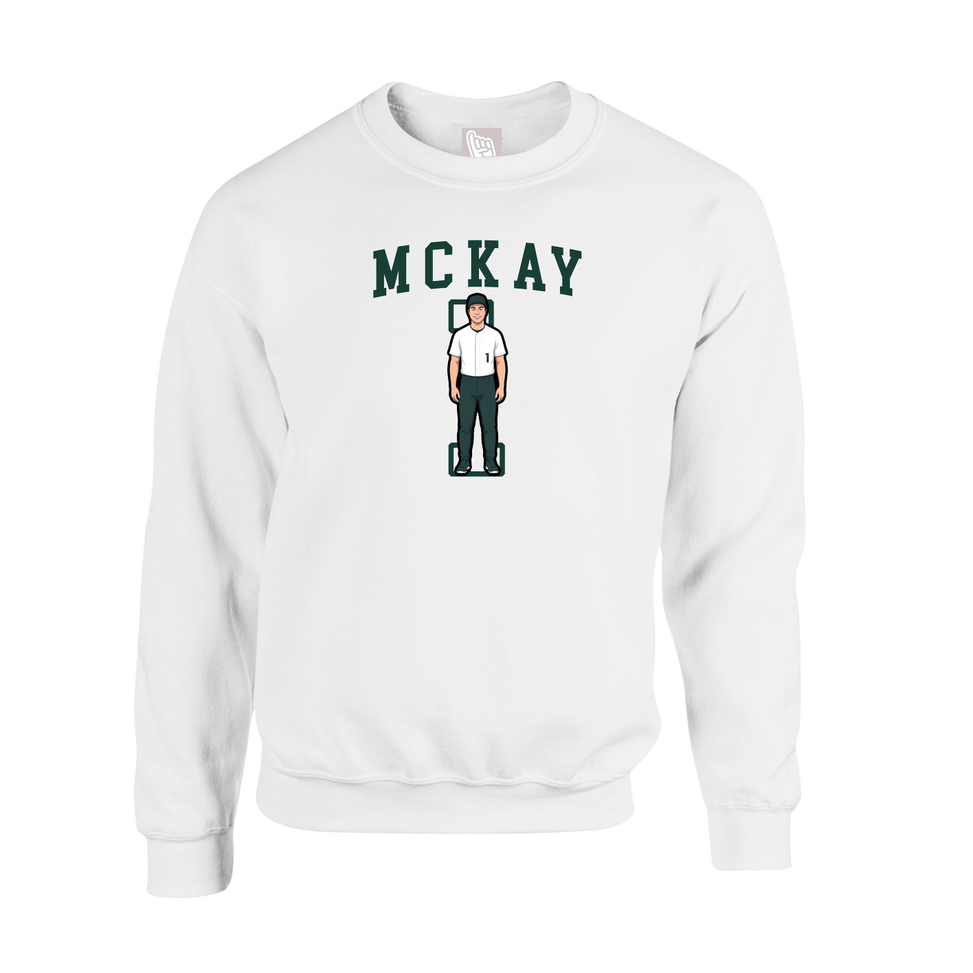 Fleece Crew — Shirsey in White