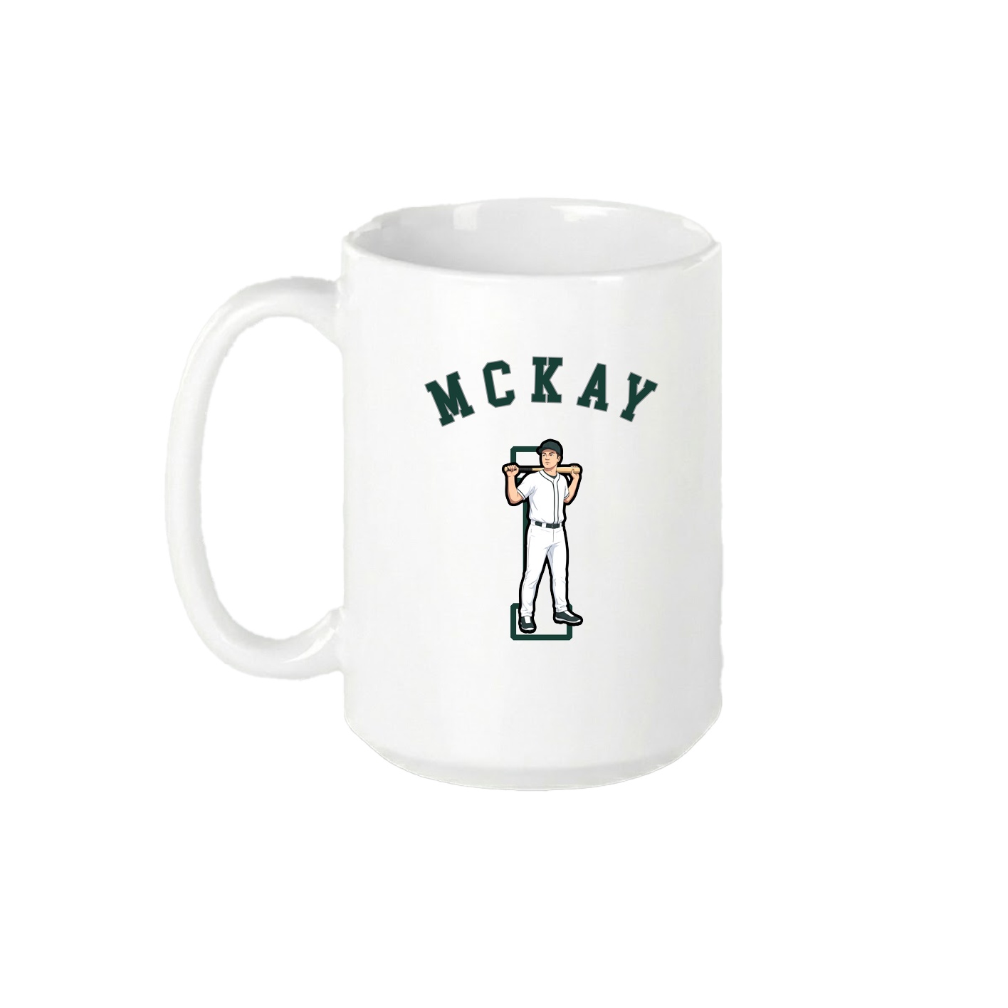 15oz Coffee Mug — Shirsey Arch in White