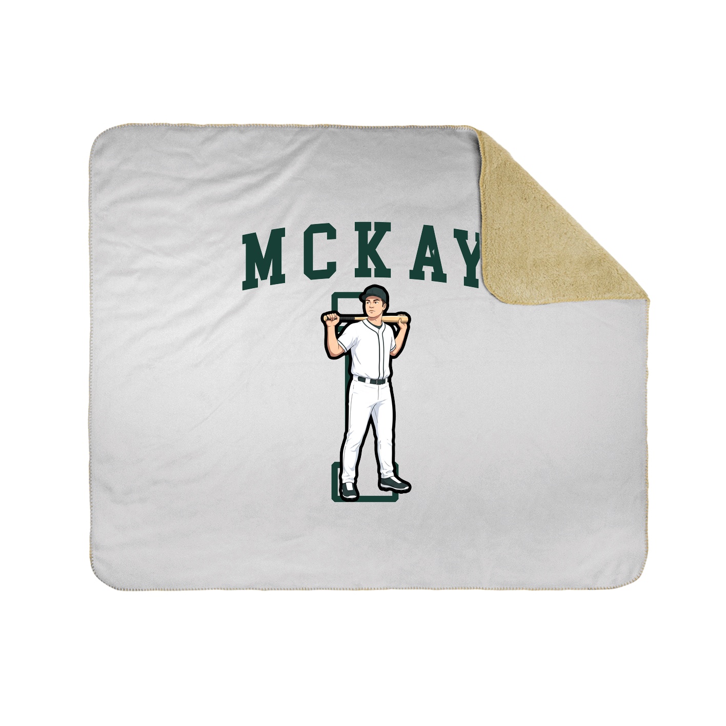 Throw Blanket — Shirsey in White
