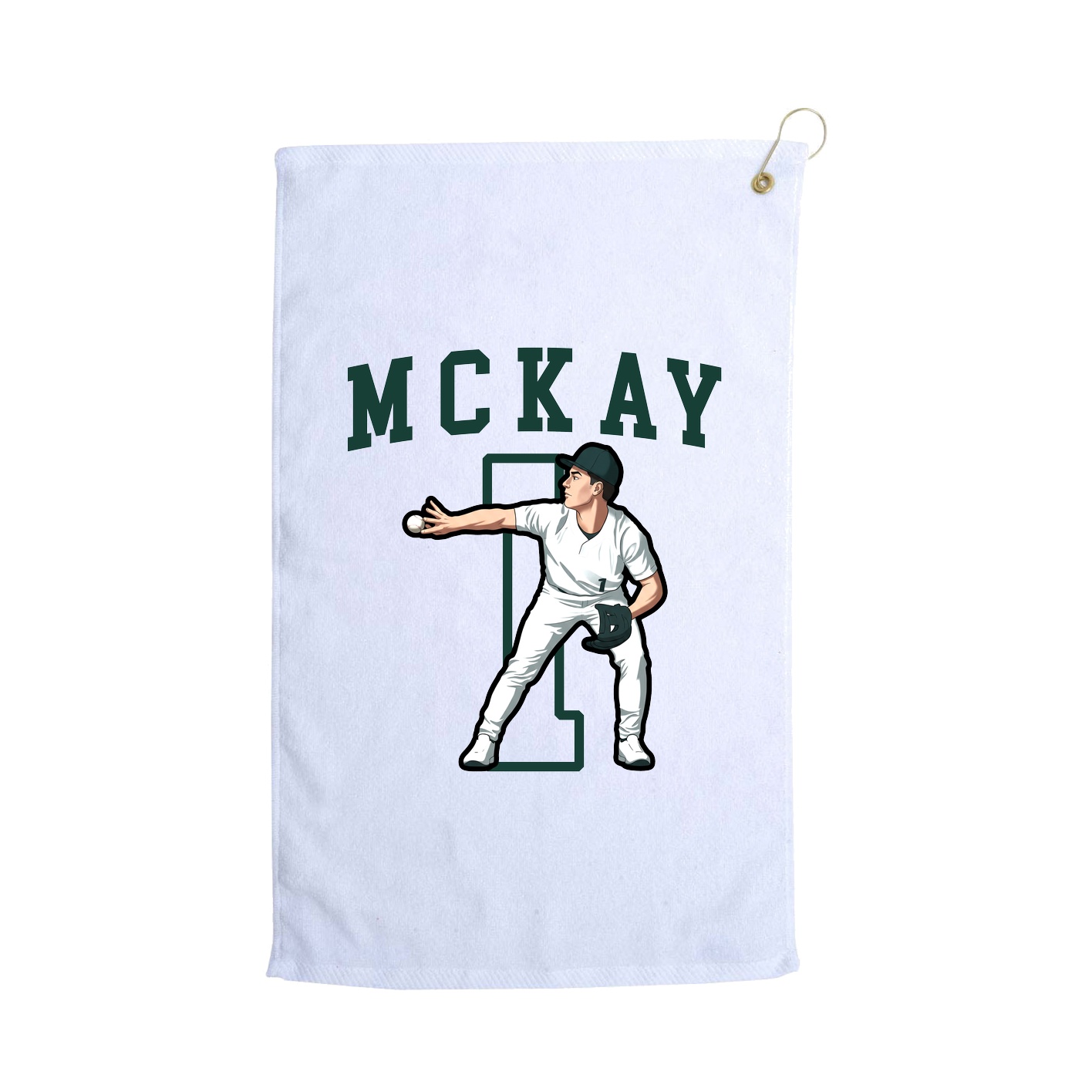 Golf Towel — Shirsey in White