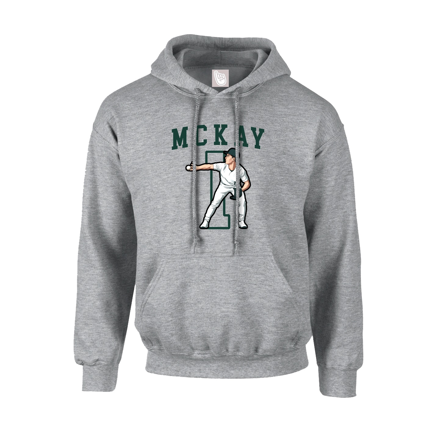 Hoodie — Shirsey in Grey