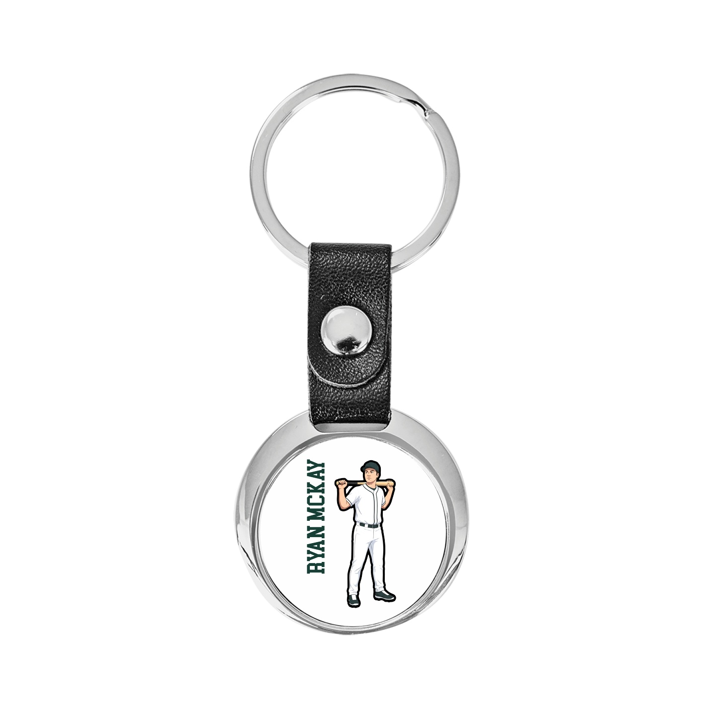 Key Chain — Name Vertical in Classic