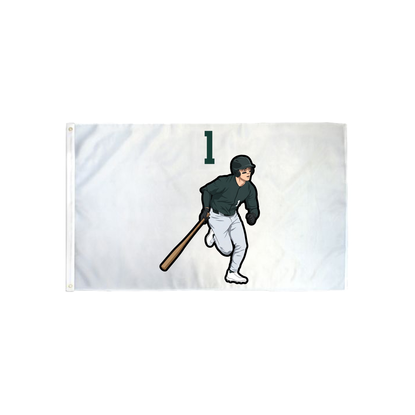 3x5 Flag — Number Top in Classic