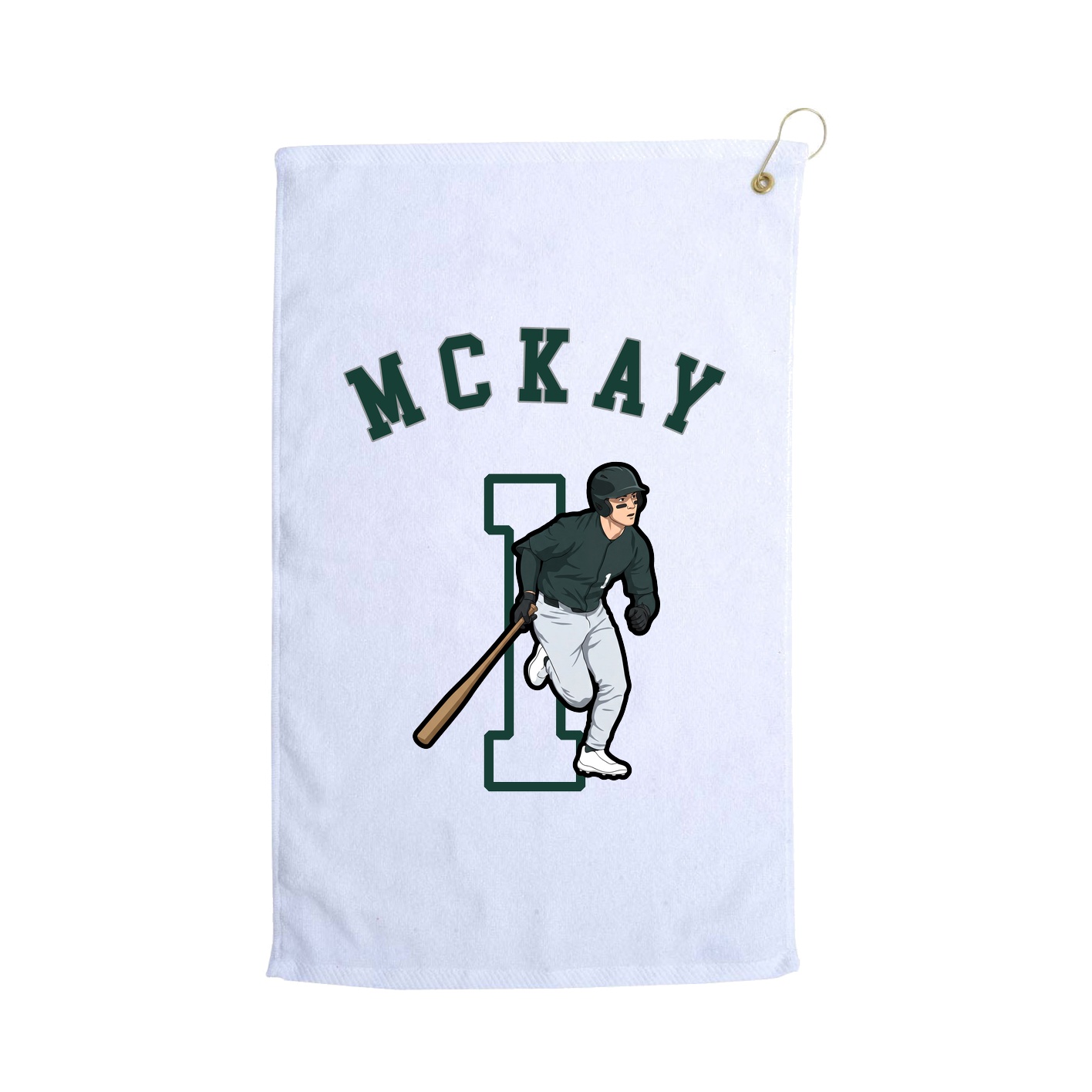 Golf Towel — Shirsey Arch in White