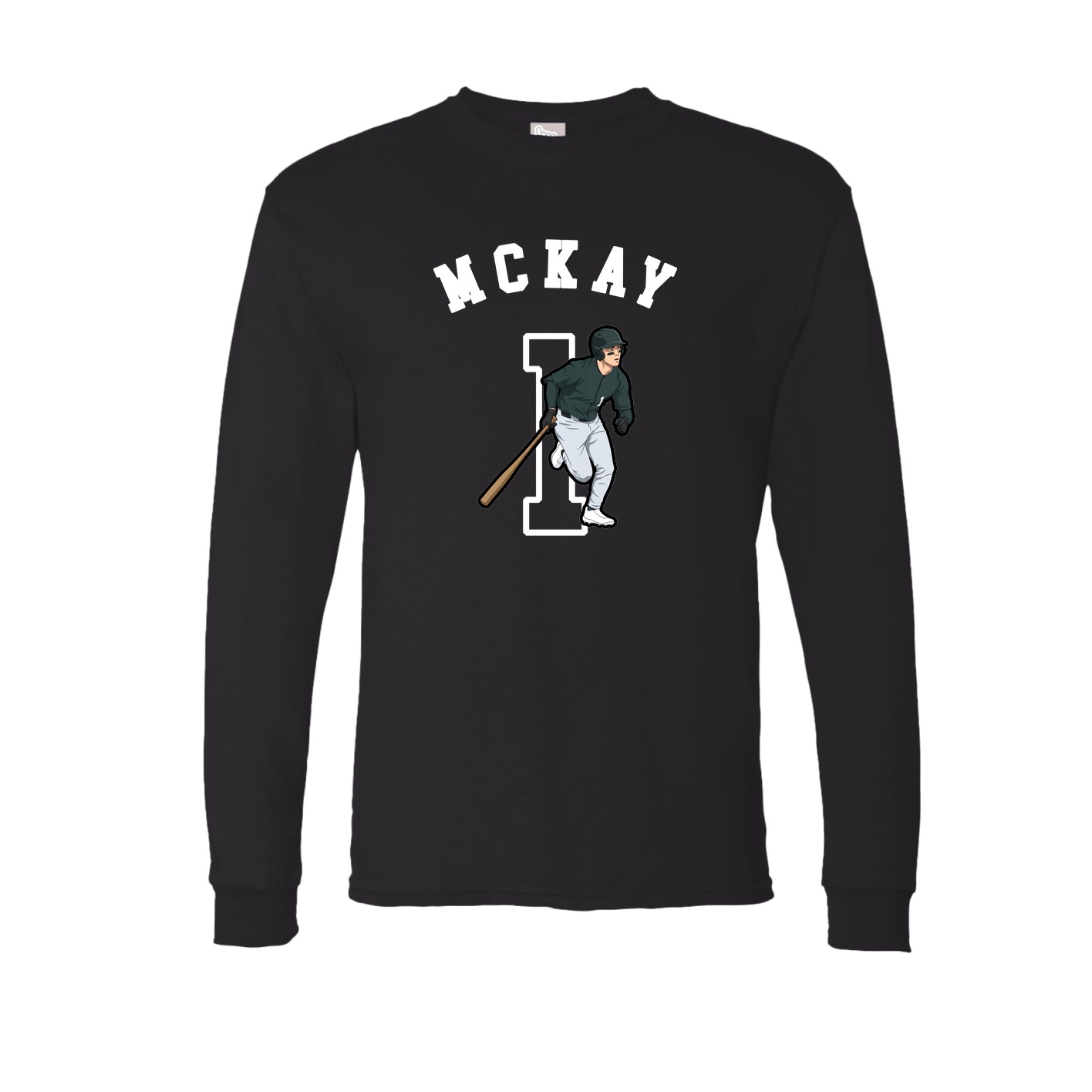 Long Sleeve Tee — Shirsey Arch in Black