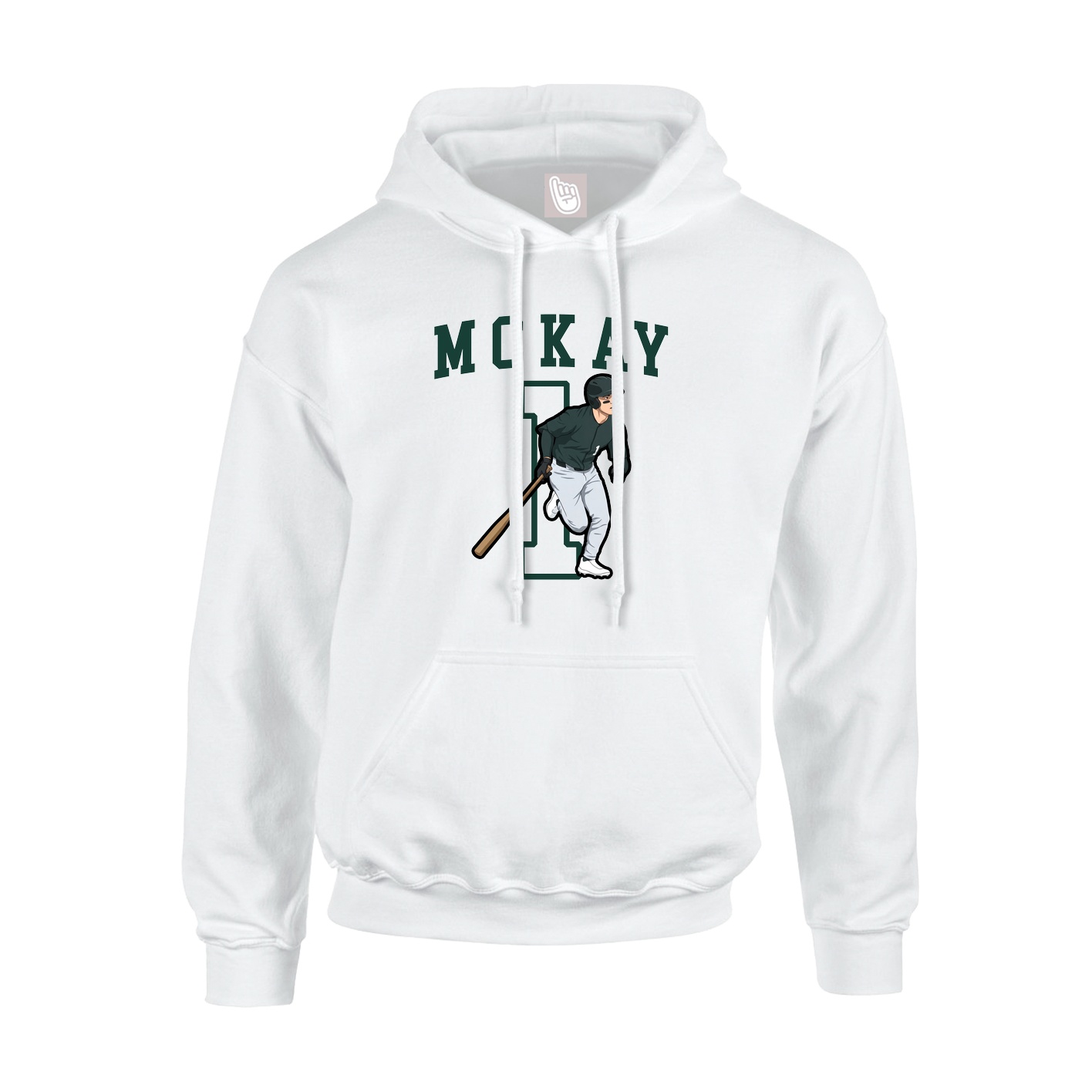 Hoodie — Shirsey in White