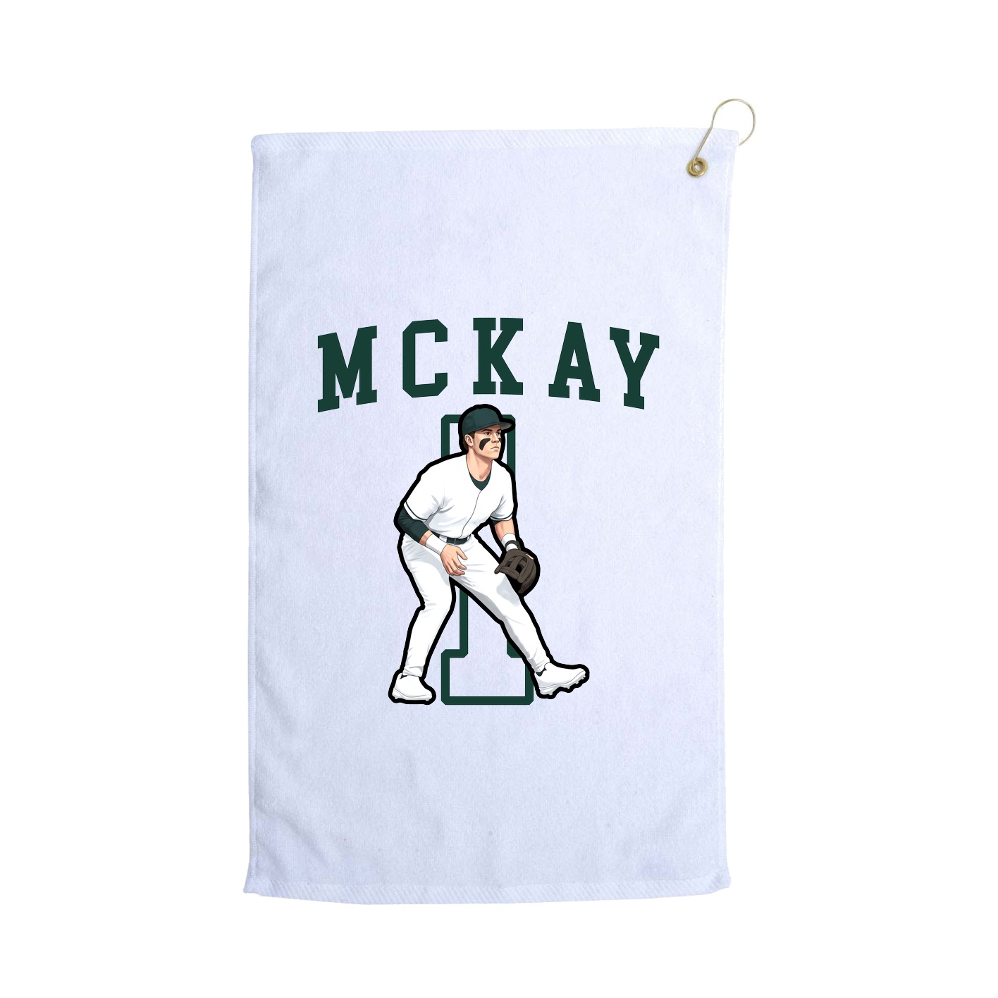 Golf Towel — Shirsey in White