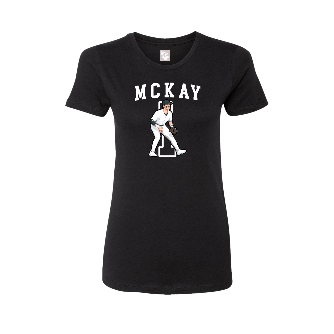 Fitted Women's Tee — Shirsey in Black