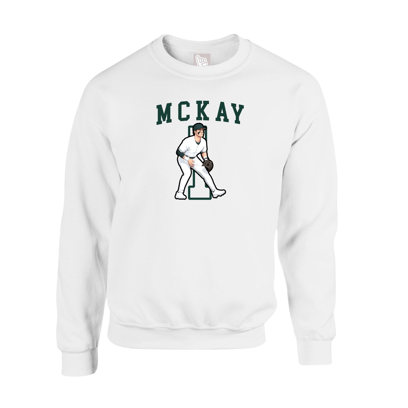 Fleece Crew — Shirsey in White